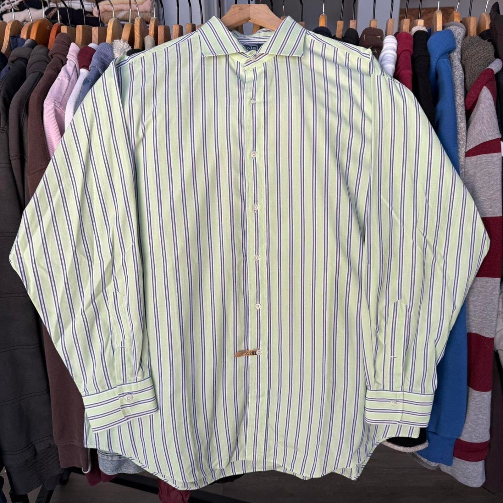 Polo Ralph Lauren Vintage polo ralph lauren stripped button down shirt Size US XL / EU 56 / 4 - 1 Thumbnail
