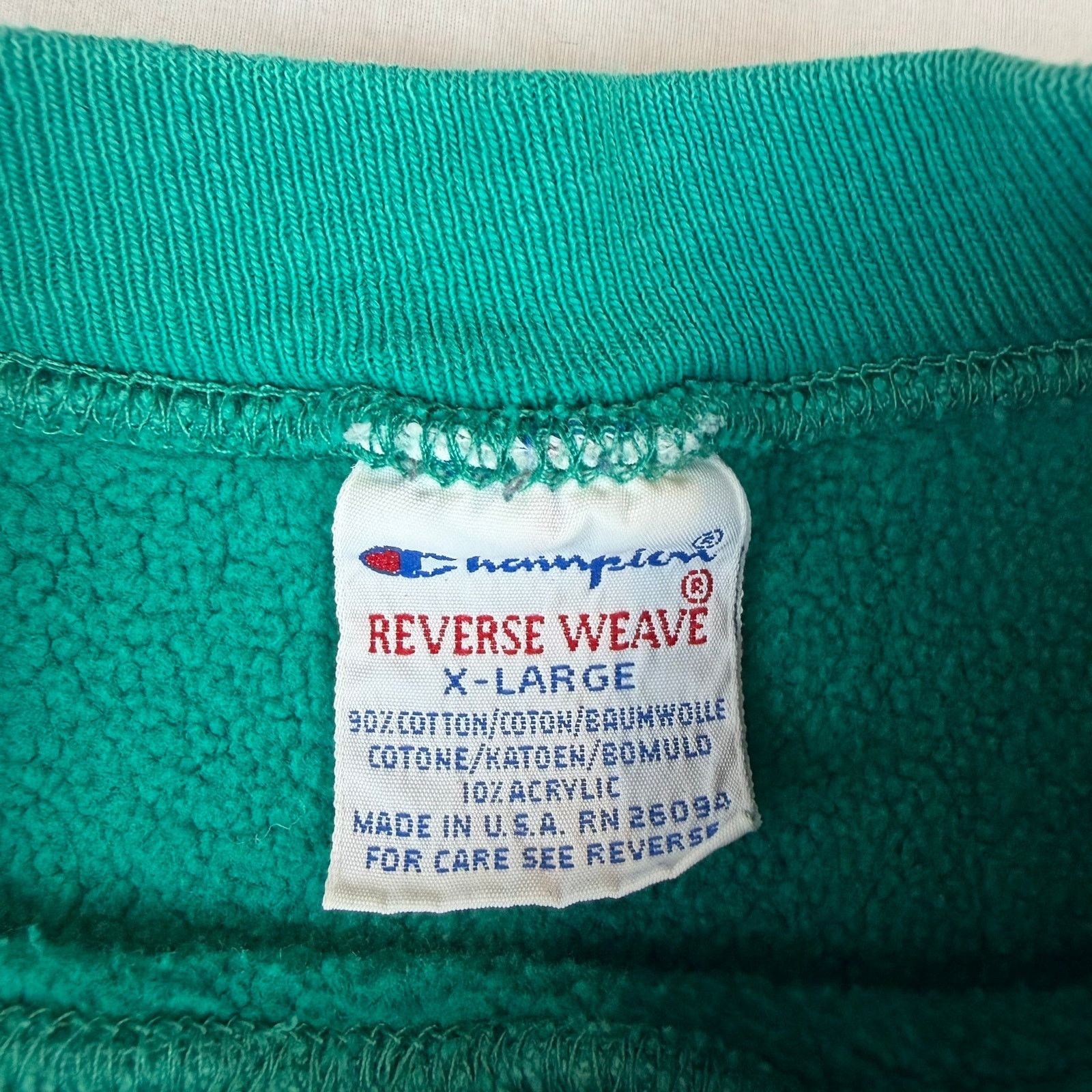 Champion Vintage 90s Notre Dame Champion Reverse Weave Sweatshirt XL Size US XL / EU 56 / 4 - 5 Thumbnail