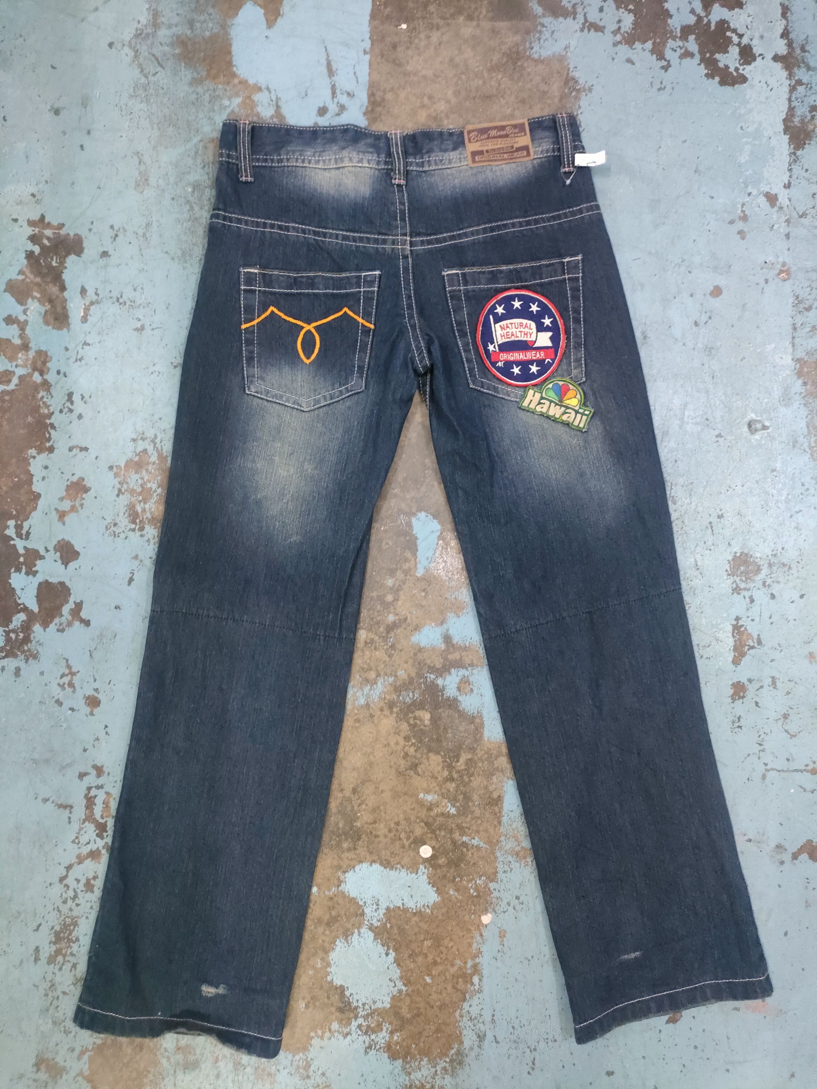If Six Was Nine × Japanese Brand Blue Moon Blue Jeans Size US 32 / EU 48 - 6 Thumbnail
