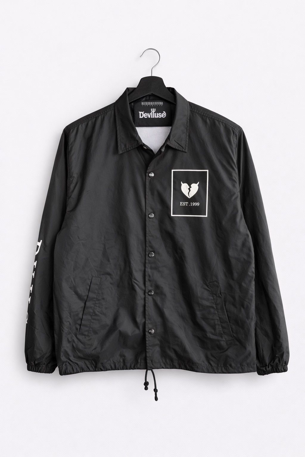 Japanese Brand Deviluse Est.1999 Black Coach “I Sold My Soul to the Devil” Size US L / EU 52-54 / 3 - 1 Thumbnail