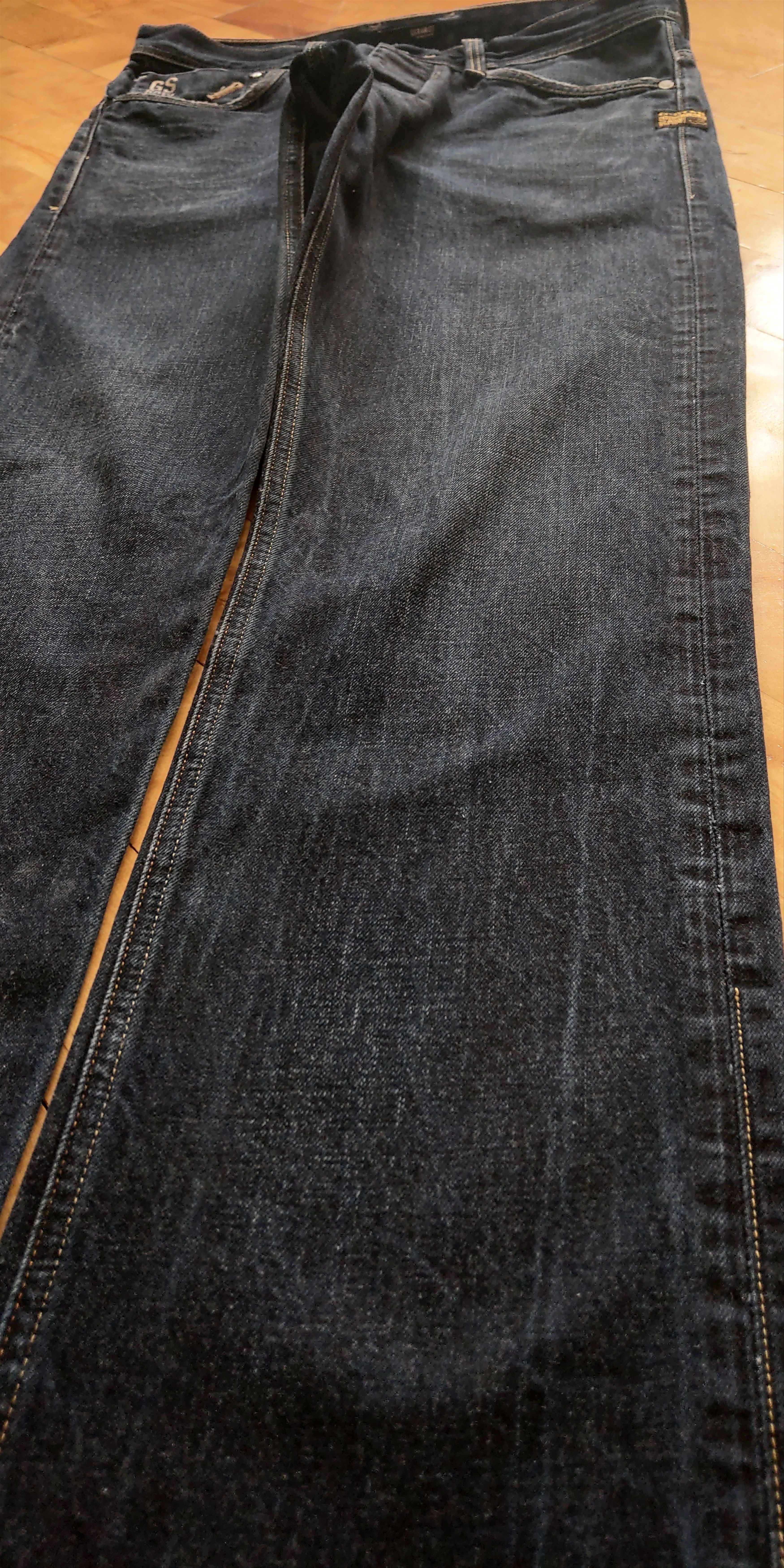 G-Star Skinny Baggy Stacked Pants Semi Flared Alt Neo Denim Goth 32 Size US 32 / EU 48 - 3 Thumbnail