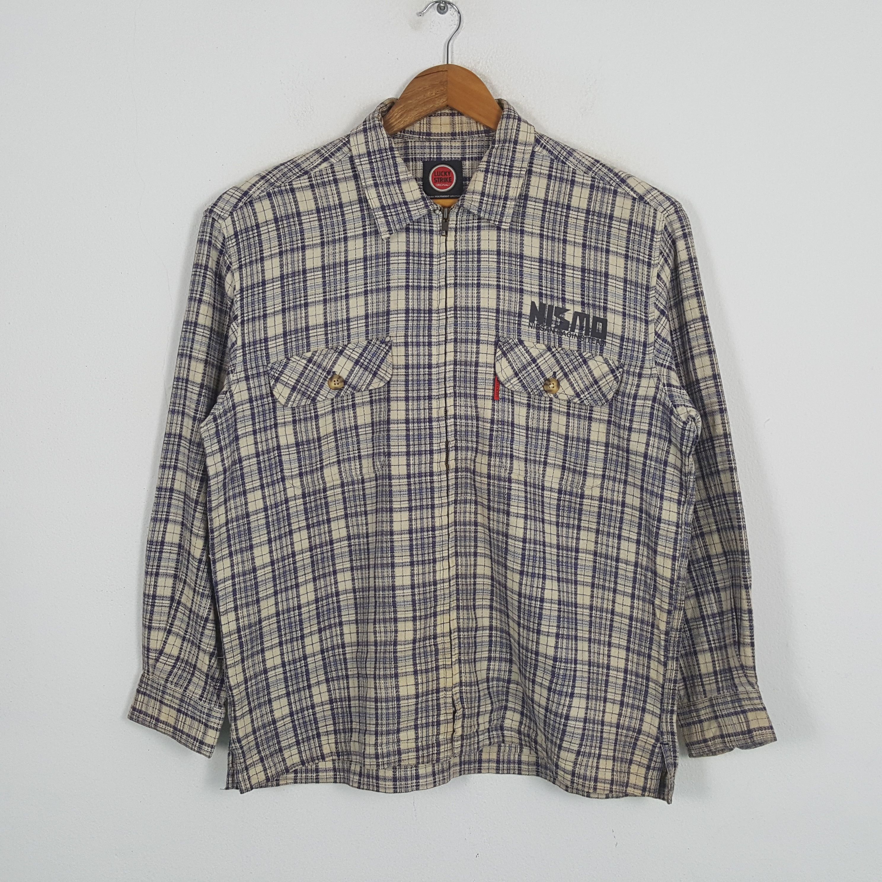 Japanese Brand × Vintage Vintage Lucky Strike Nismo Nissan Racing Team Custom Jacket Size US L / EU 52-54 / 3 - 3 Thumbnail