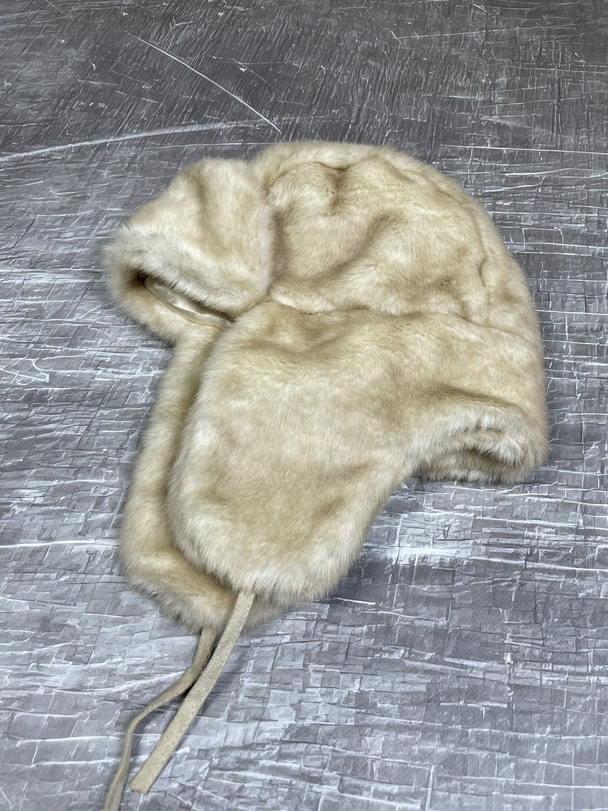 20471120 USHANKA Y2K MOHAIR FUZZY HAT ASAP STYLE Size ONE SIZE - 2 Thumbnail