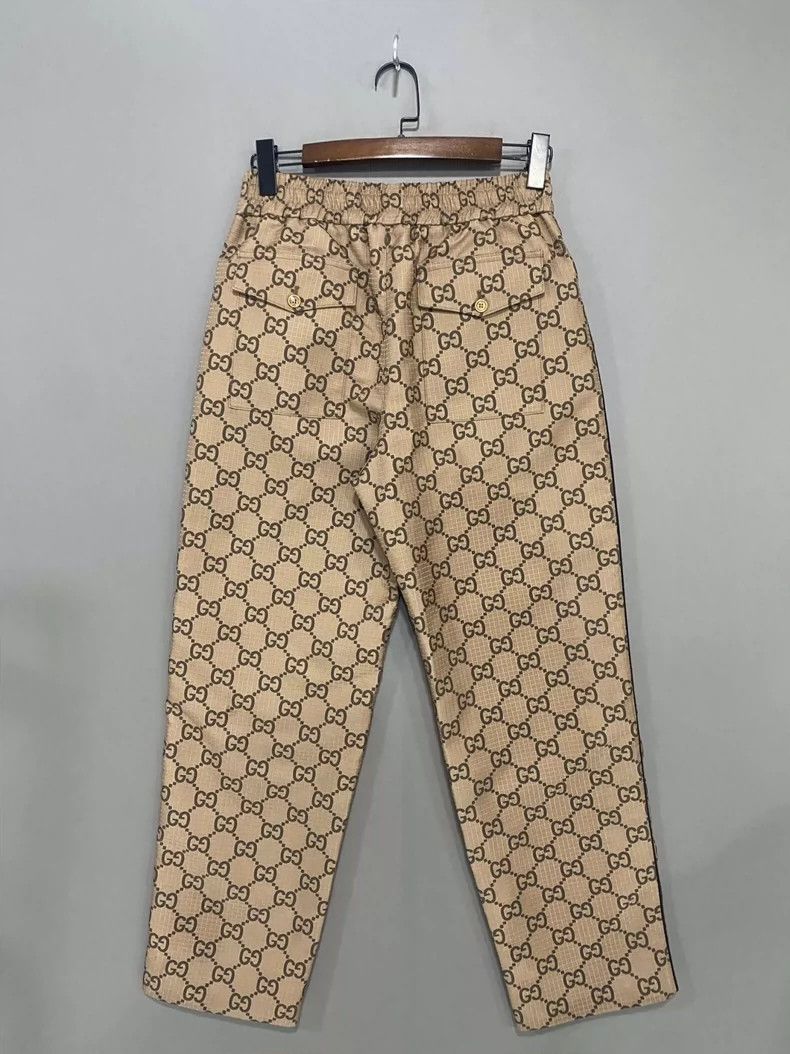 Gucci Gucci New full-print logo embroidered trousers 2503-Nextarr Size US 28 / EU 44 - 2 Thumbnail