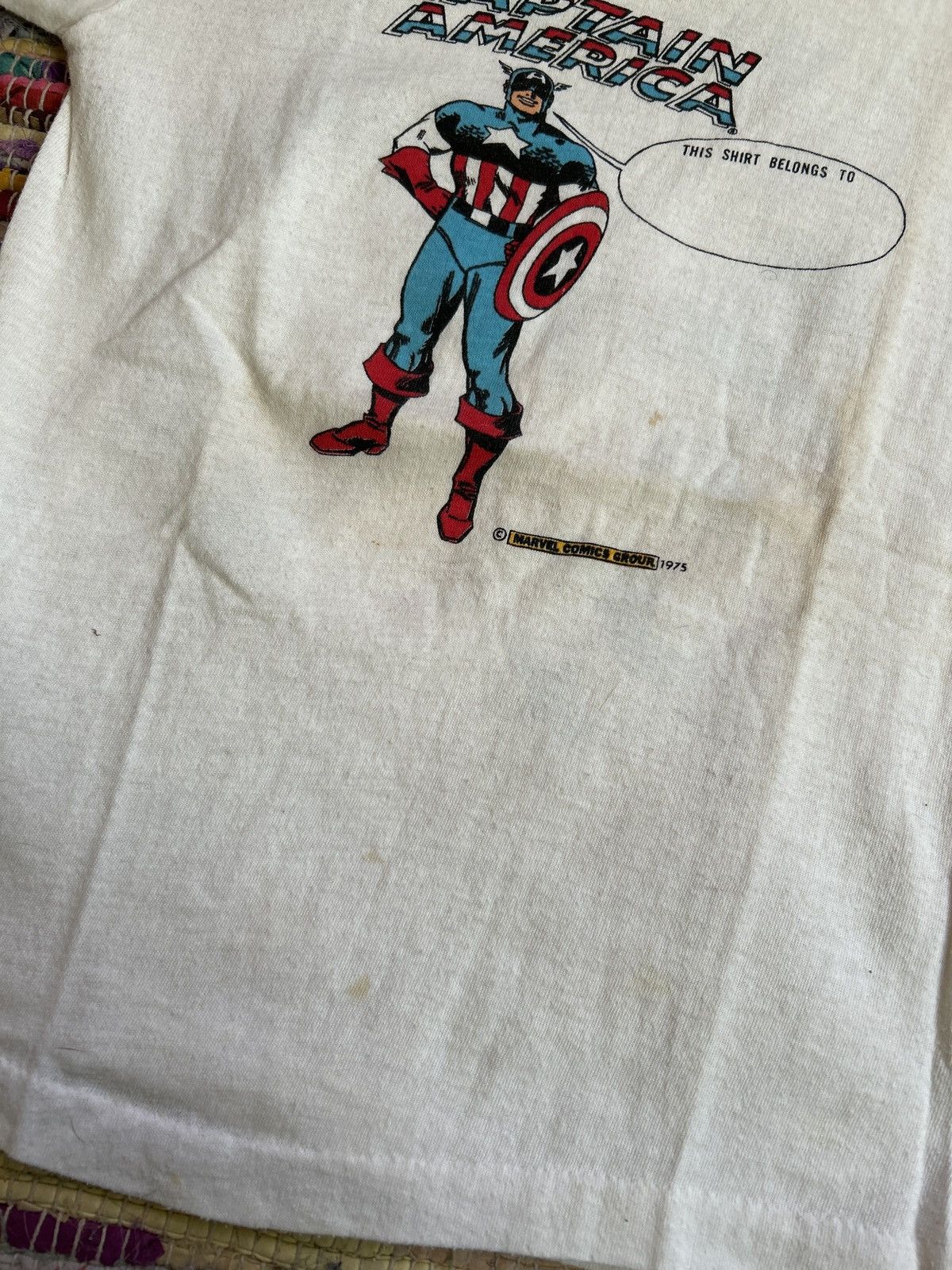 Vintage Vintage 1975 Marvel Baby T Shirts Size M 10-12 Size US XXS / EU 40 - 9 Thumbnail