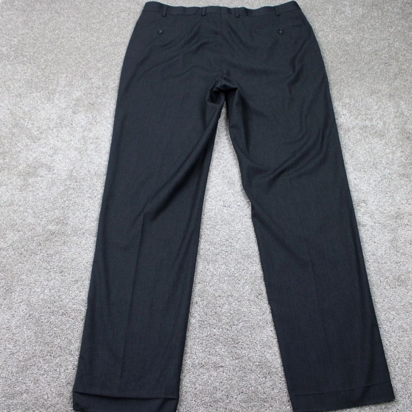 Ralph Lauren Lauren Ralph Pants Mens 38 Gray 38x34 Flat Front Poly Rayon Blend Cuffed Size US 38 / EU 54 - 7 Thumbnail