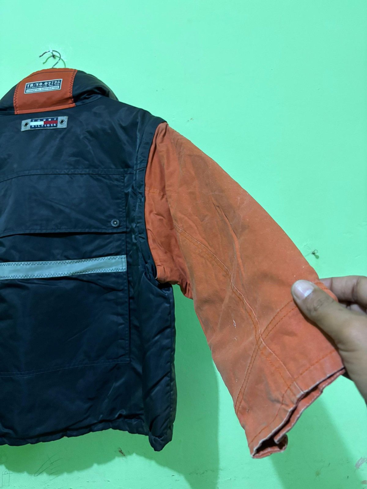 Tommy Hilfiger × Vintage VTG 90 Tommy Hilfiger Rescue Squad Jacket Foul Weather issue Size US M / EU 48-50 / 2 - 9 Thumbnail