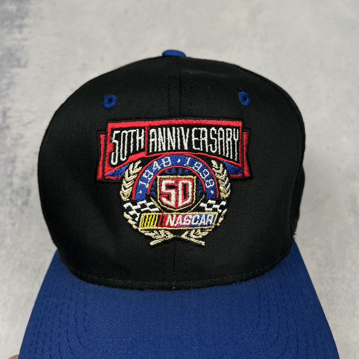 NASCAR Vintage Nascar 50th anniversary Racing cap 1998 Size ONE SIZE - 4 Thumbnail