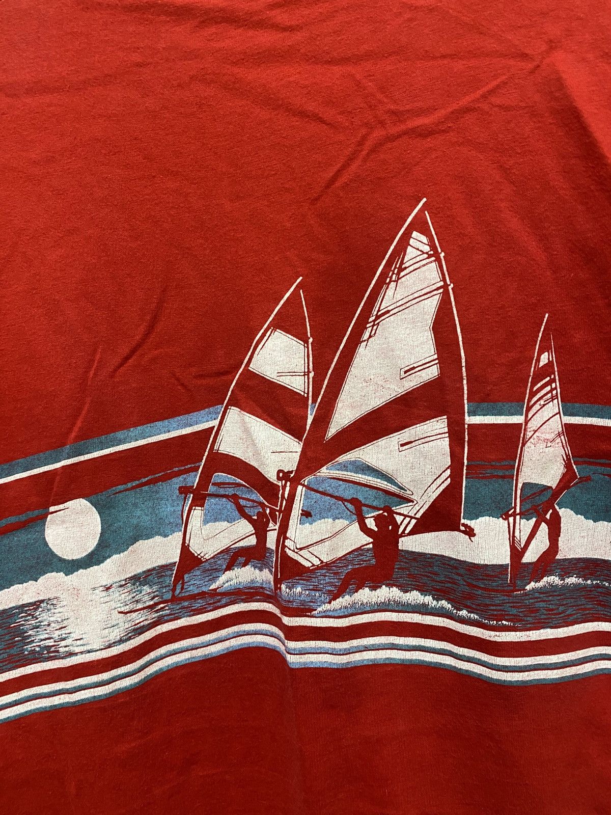Vintage Vintage 86 Hawaii tee Yacht front, back and single Stich Size US M / EU 48-50 / 2 - 5 Thumbnail