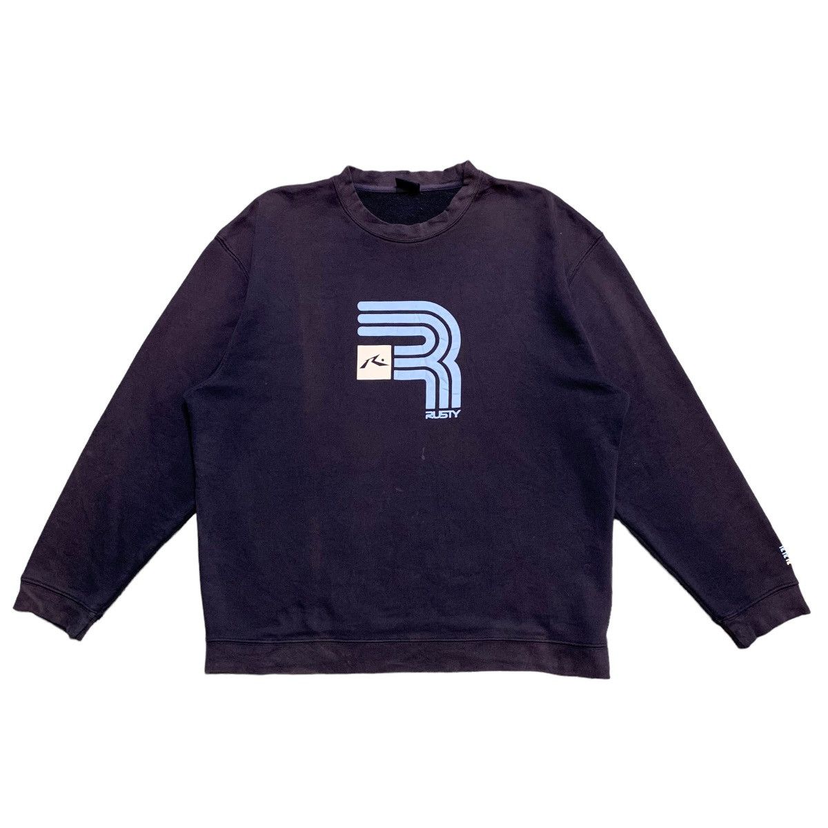 Rusty Rusty Big Logo Faded Sweatshirt Size US M / EU 48-50 / 2 - 1 Thumbnail