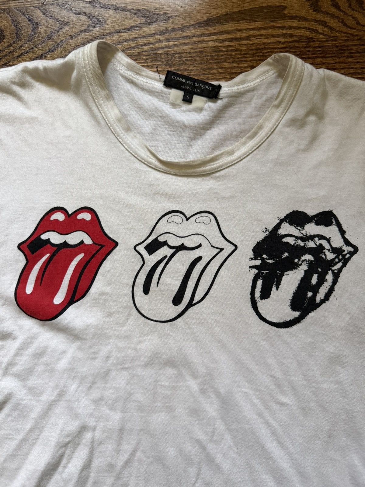 Comme des Garcons Homme Plus × The Rolling Stones CDG Homme Plus Rolling Stones Tongue Tee SS06 Size US S / EU 44-46 / 1 - 3 Thumbnail