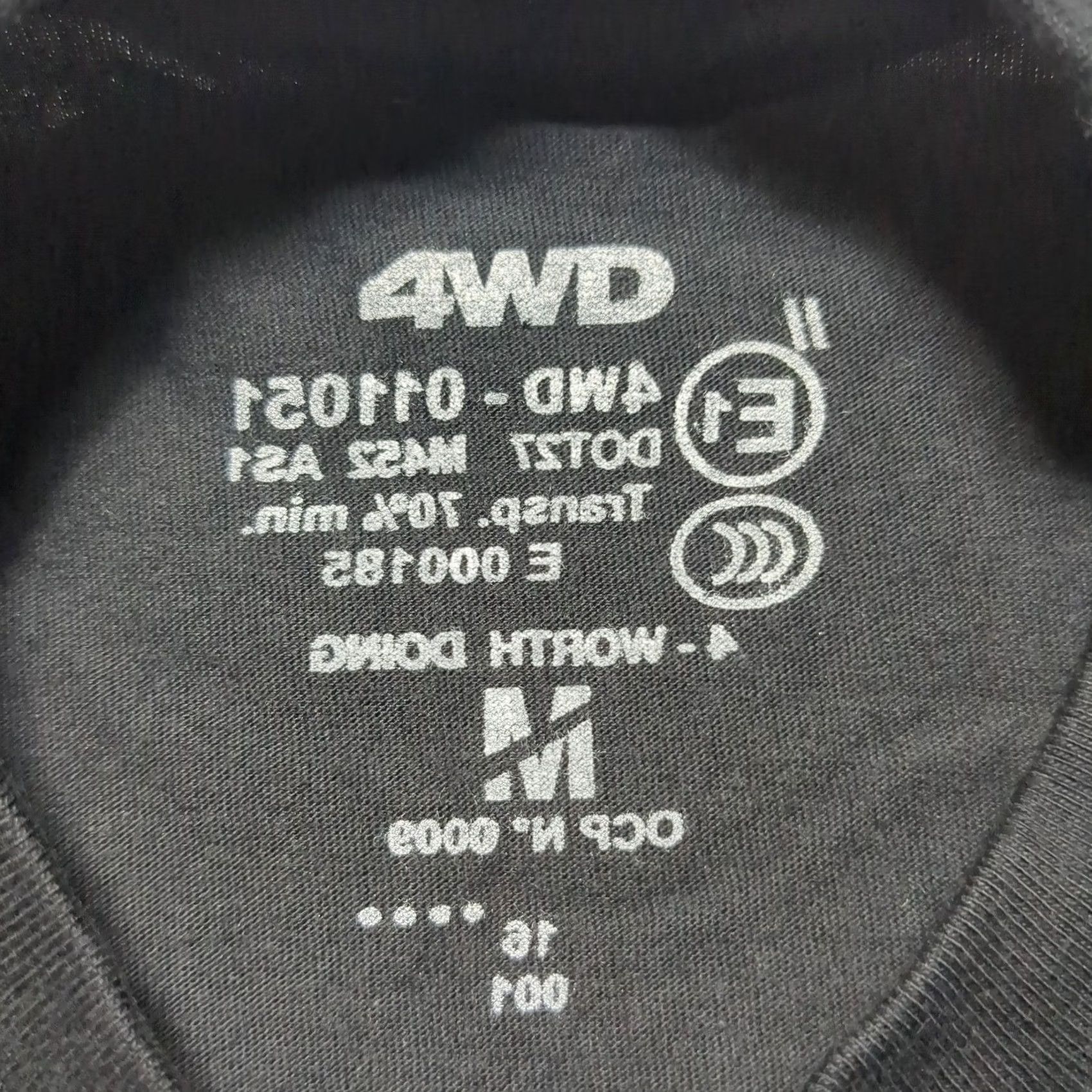 Vintage 4WD Anything 4 Worth Doing Is Worth Overdoing Black T-Shirt Mens Medium Short Sleeve Crew Neck Graphic Print Size US M / EU 48-50 / 2 - 3 Thumbnail