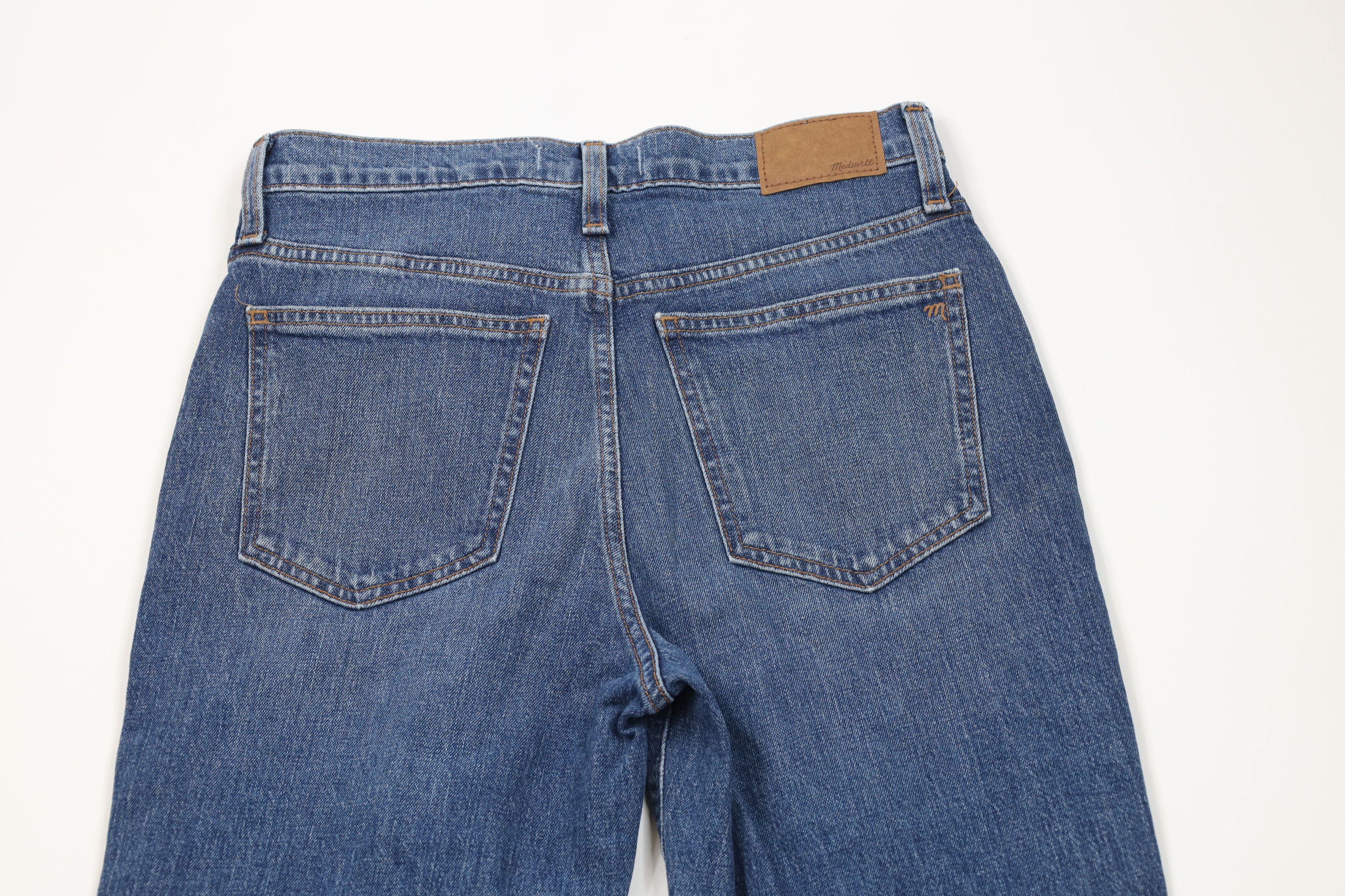 Madewell × Vintage Madewell 27 Tapered Leg Denim Trousers Jeans Blue Stretch Size 27" / US 4 / IT 40 - 12 Thumbnail