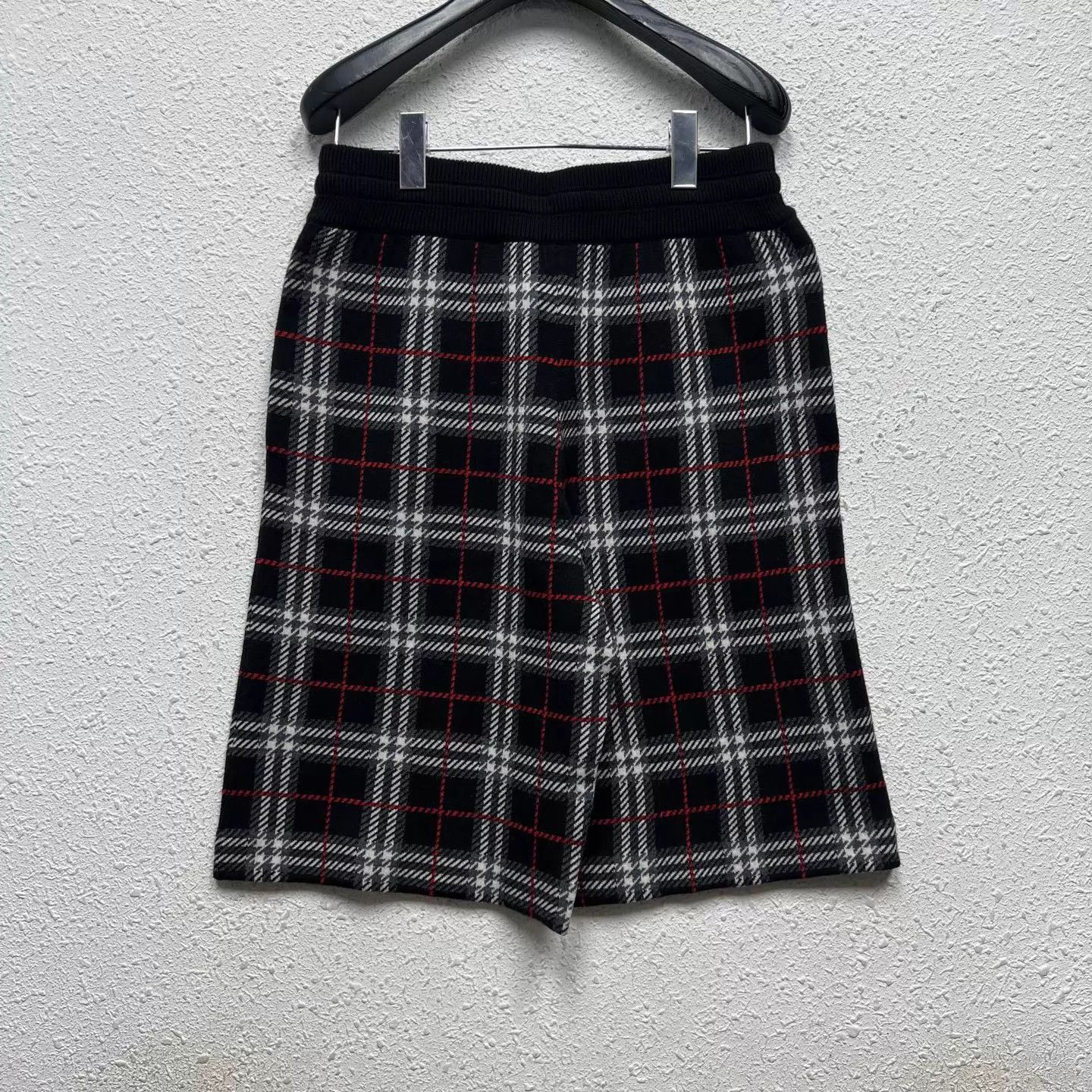Burberry BURBERRY Wool Knit Check Shorts BNWT Size S Size US 29 - 2 Thumbnail