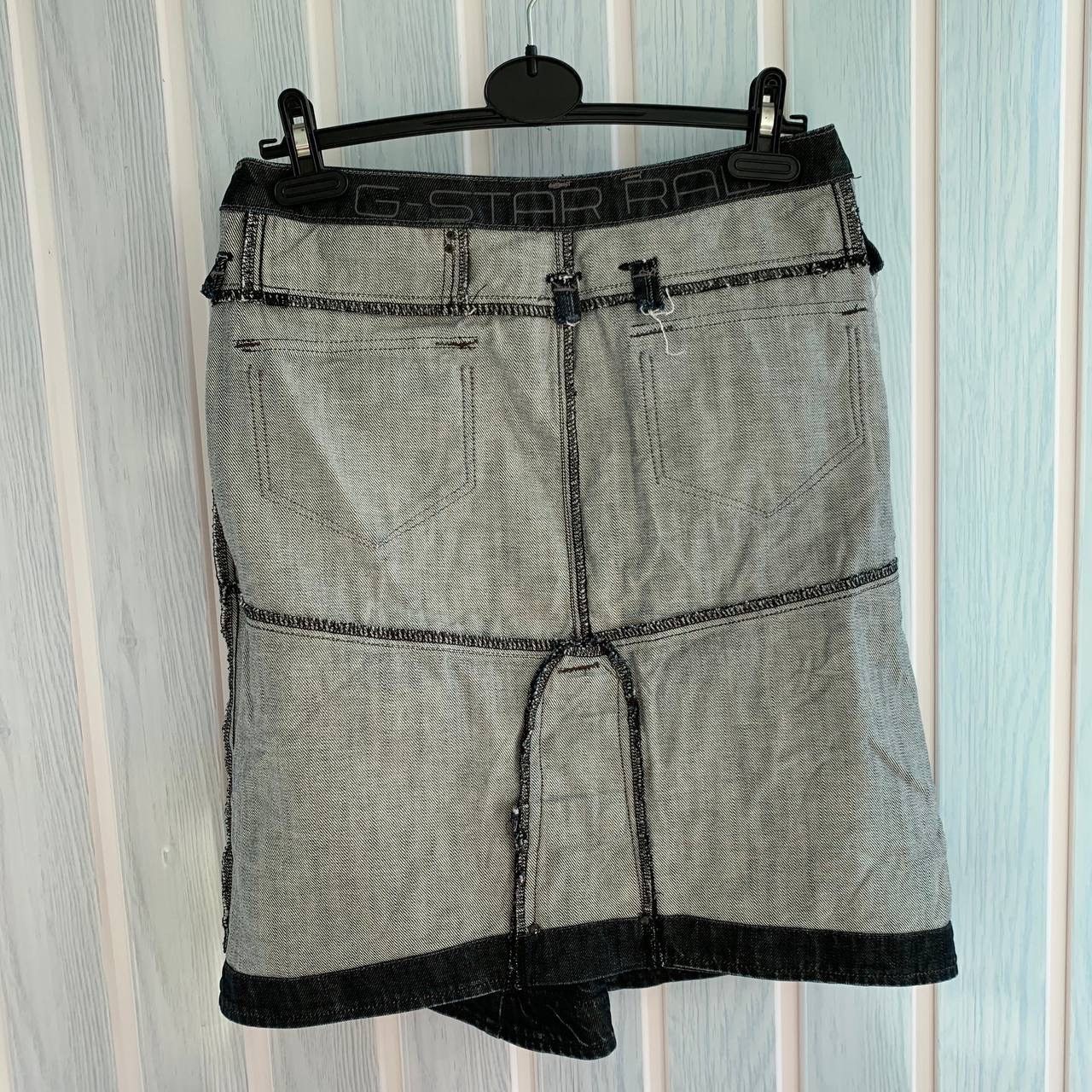 G-Star × Japanese Brand G-Star Raw Cotton & Polyester Products D5204 Denim Skirt Size 28" / US 6 / IT 42 - 17 Thumbnail