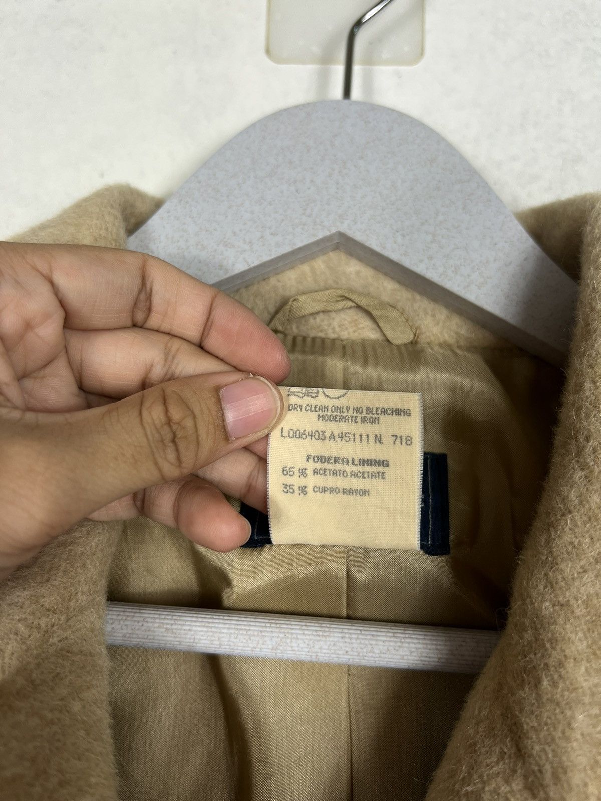 Les Copains ? BLUE EAGLE LES COPAINS WOOL ALPACA JACKET MADE IN 