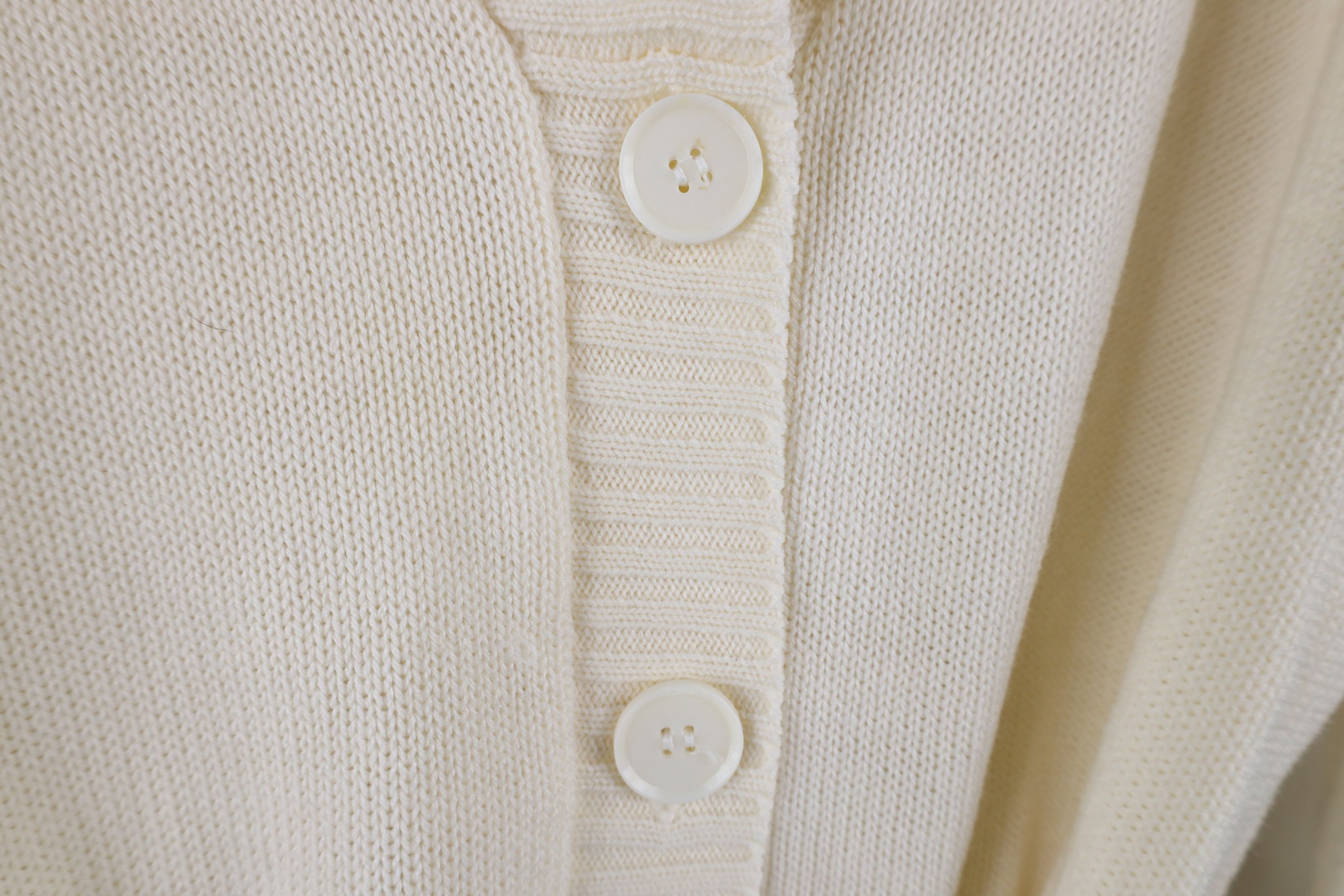 Vintage Vintage 70s Streetwear Knit Belted Shawl Cardigan Sweater Size M / US 6-8 / IT 42-44 - 7 Thumbnail
