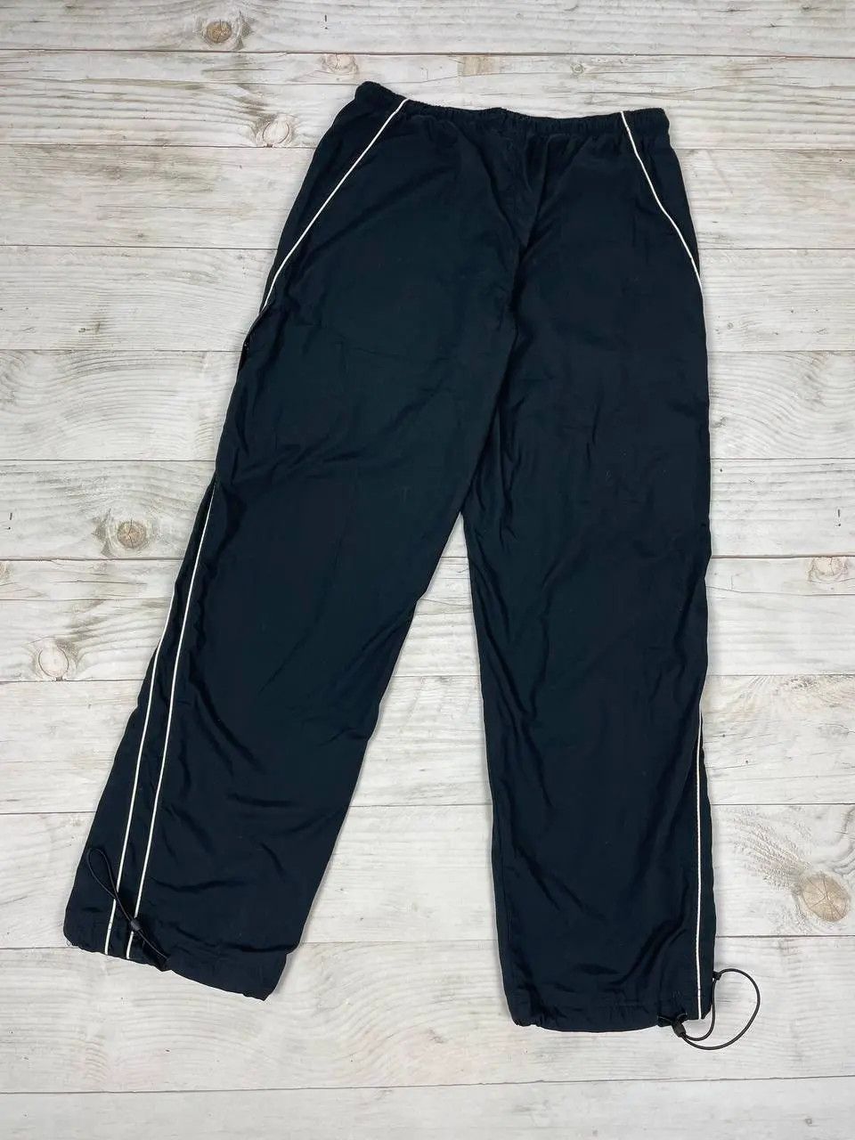 Nike Vintage Nike Track Pants Striped Nylon Swoosh Baggy Size US 36 / EU 52 - 2 Thumbnail
