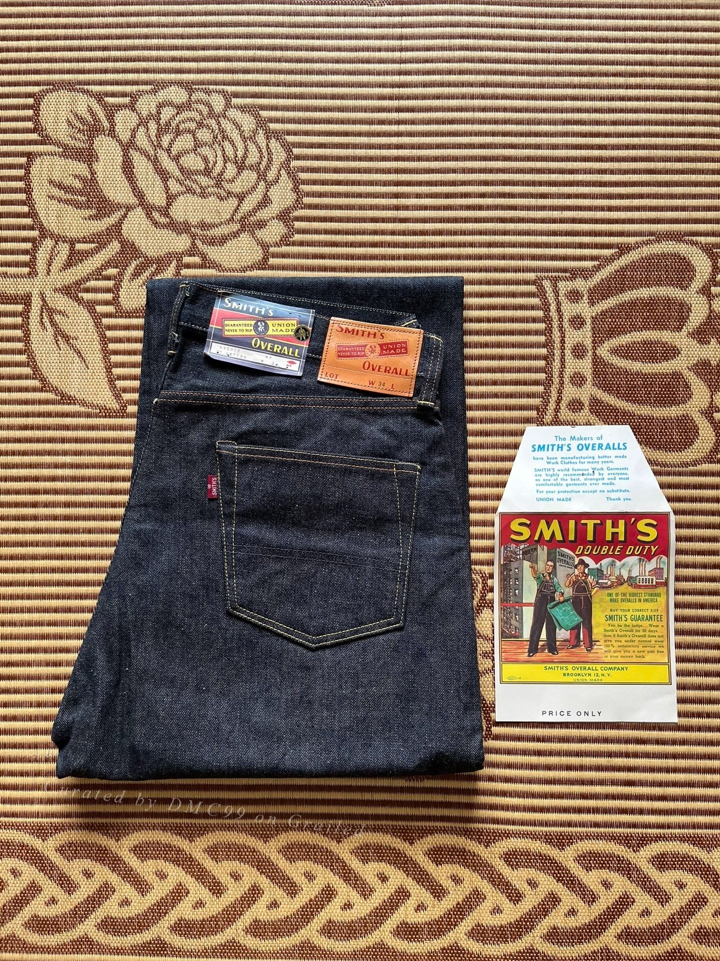 Smith's American Smith's SV5012 Raw Denim Jeans Size US 26 / EU 42 - 1 Thumbnail