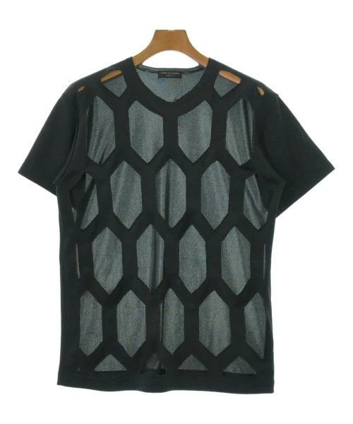 Comme des Garcons Homme Plus T-Shirts cut-and-sew short sleeve see-through design Black Size US M / EU 48-50 / 2 - 1 Thumbnail