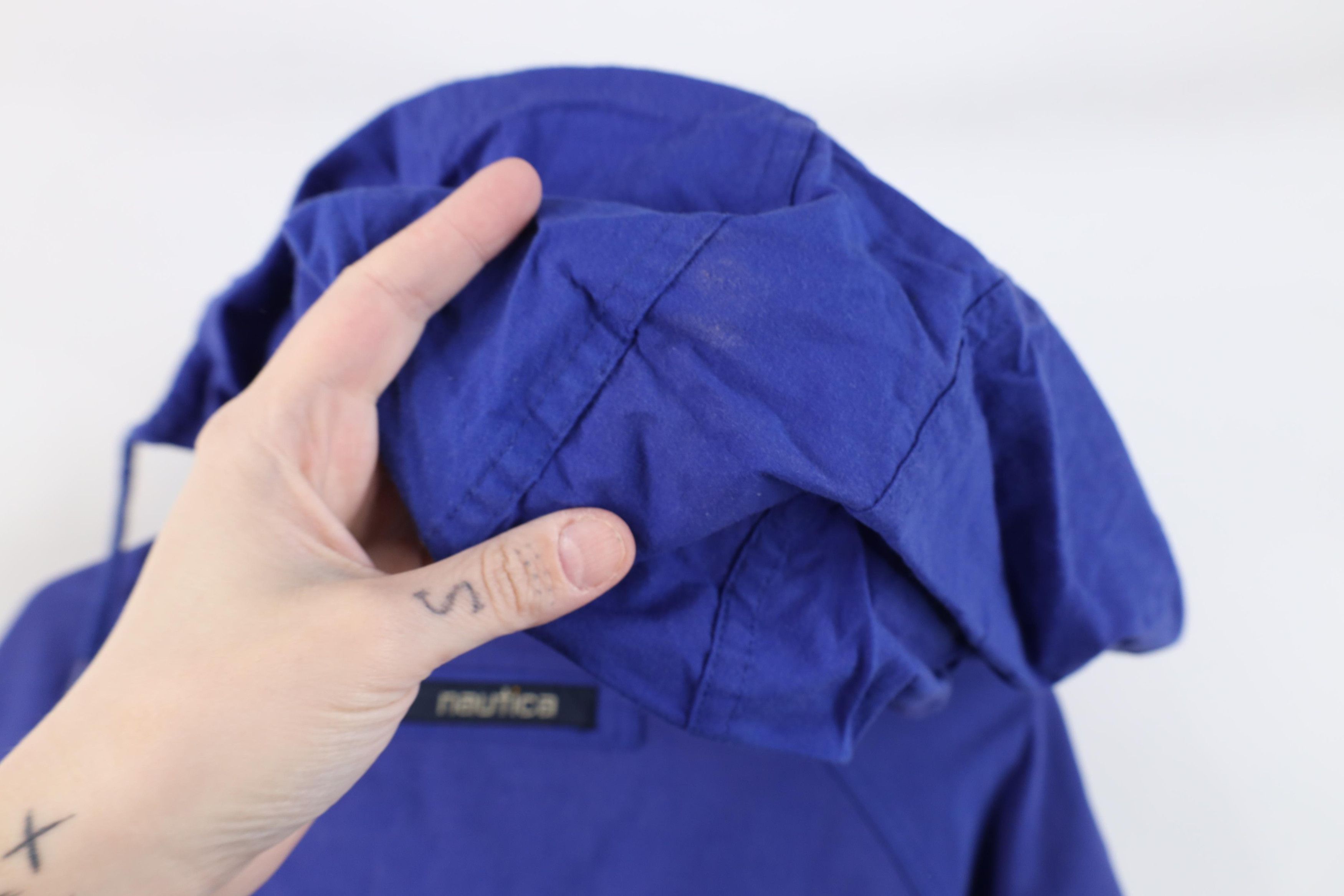 Nautica Vintage 90s Nautica Hooded Sailing Windbreaker Jacket Size US XL / EU 56 / 4 - 15 Thumbnail