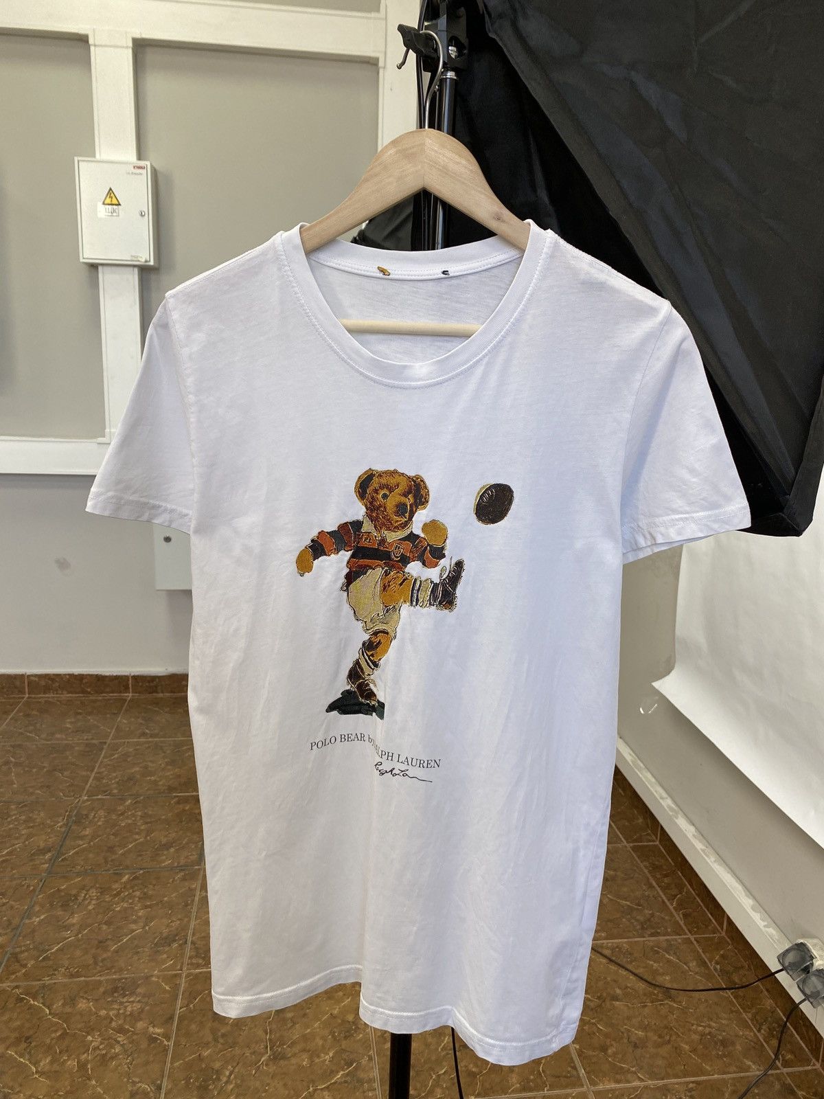 Polo Ralph Lauren 🇺🇸 Polo Bear Ralph Lauren Rugby T-Shirt Rare Retro Hype Y2K Size US S / EU 44-46 / 1 - 1 Thumbnail