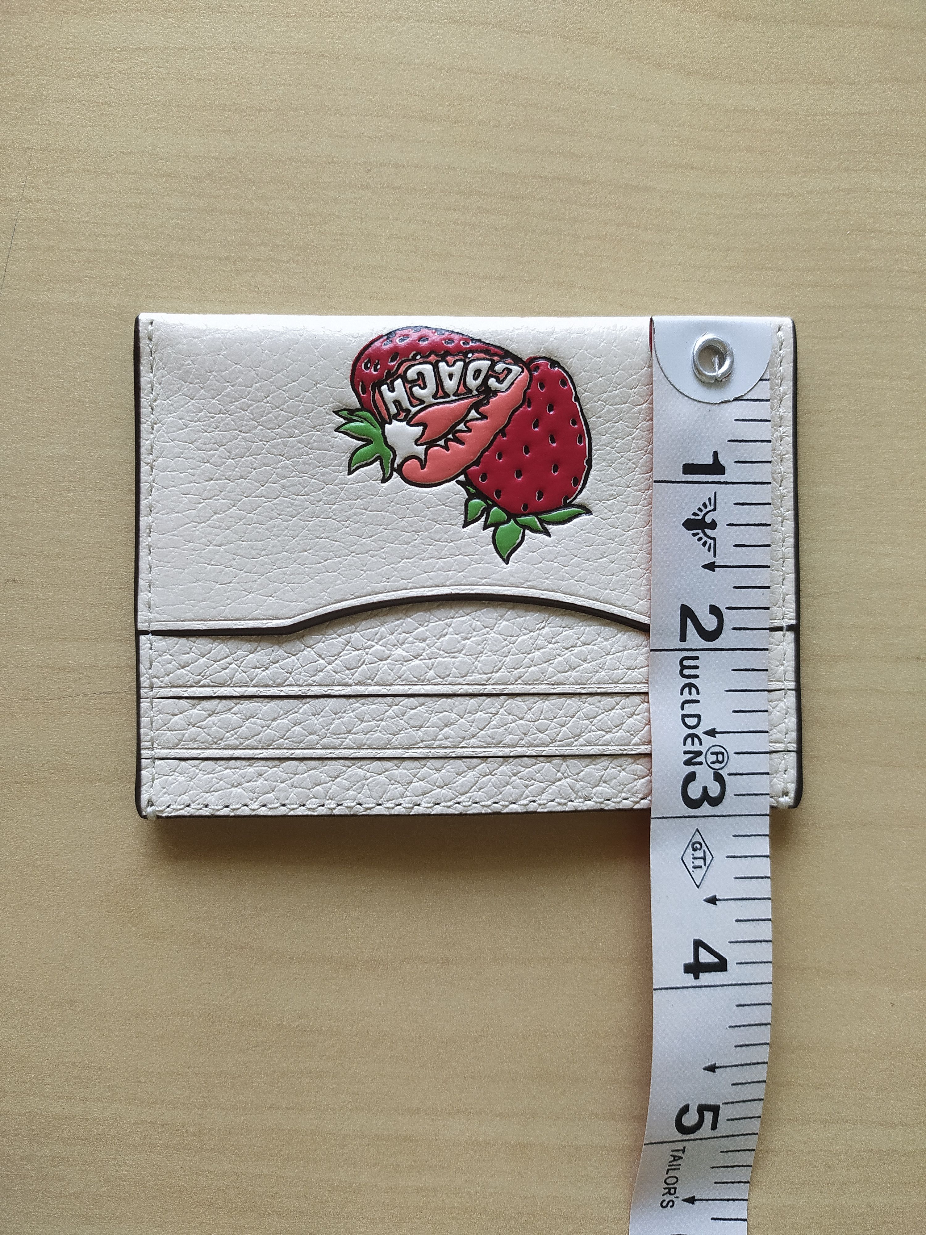Coach Coach Pebbled Leather Card/ID Holder Free Shipping T/1917 Size ONE SIZE - 8 Thumbnail