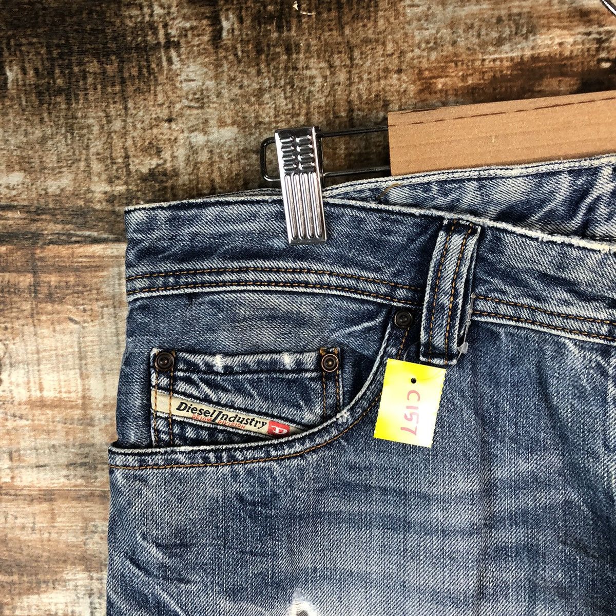 Diesel DL Diesel Industries Blue Distressed Denim Pants #C157 Size US 31 - 7 Thumbnail