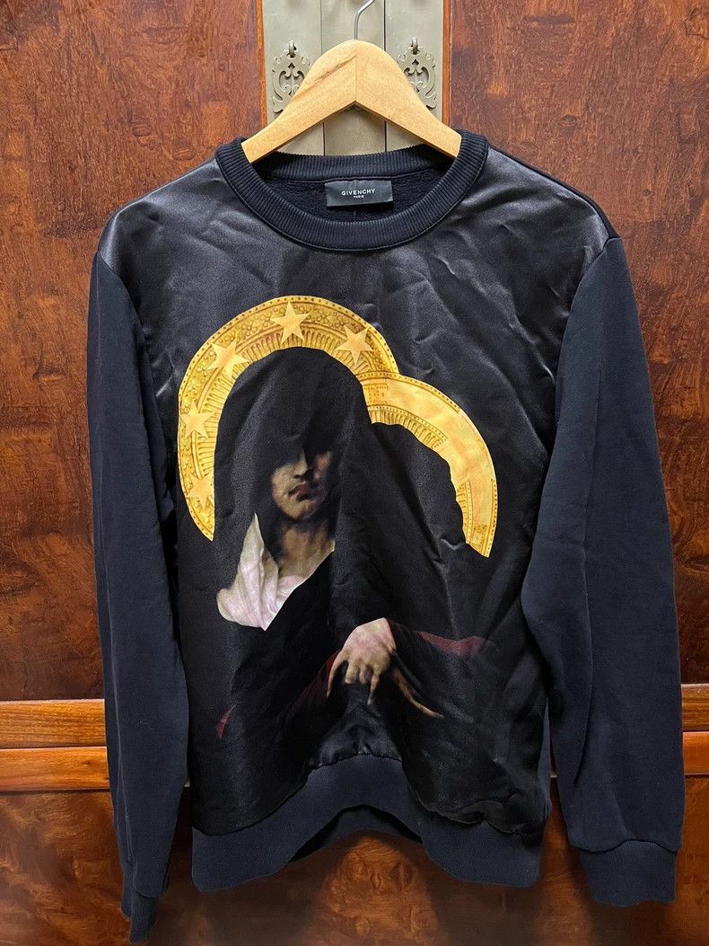 Givenchy Givenchy Silk Halo Madonna Sweatshirt - dmc Size US S / EU 44-46 / 1 - 1 Thumbnail