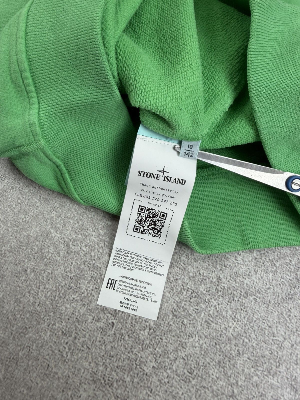 Stone Island Stone Island Junior Crewneck Sweatshirt Green Size 10Age Size US XXS / EU 40 - 9 Thumbnail
