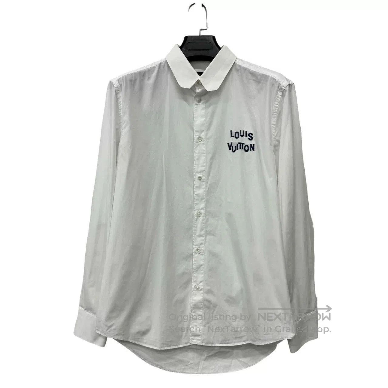 Louis Vuitton Louis Vuitton Embroidered Letter Shirt. Size US L / EU 52-54 / 3 - 1 Thumbnail