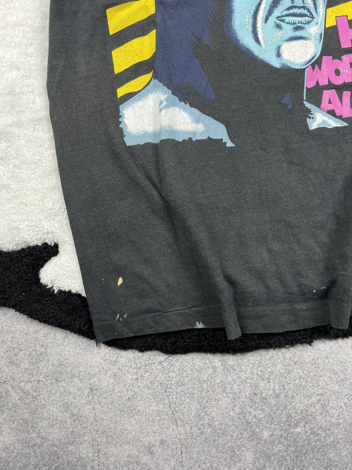 Vintage Vintage Batman 1989 Faded Distressed Gotham Y2K Tee Shirt Size US M / EU 48-50 / 2 - 6 Thumbnail