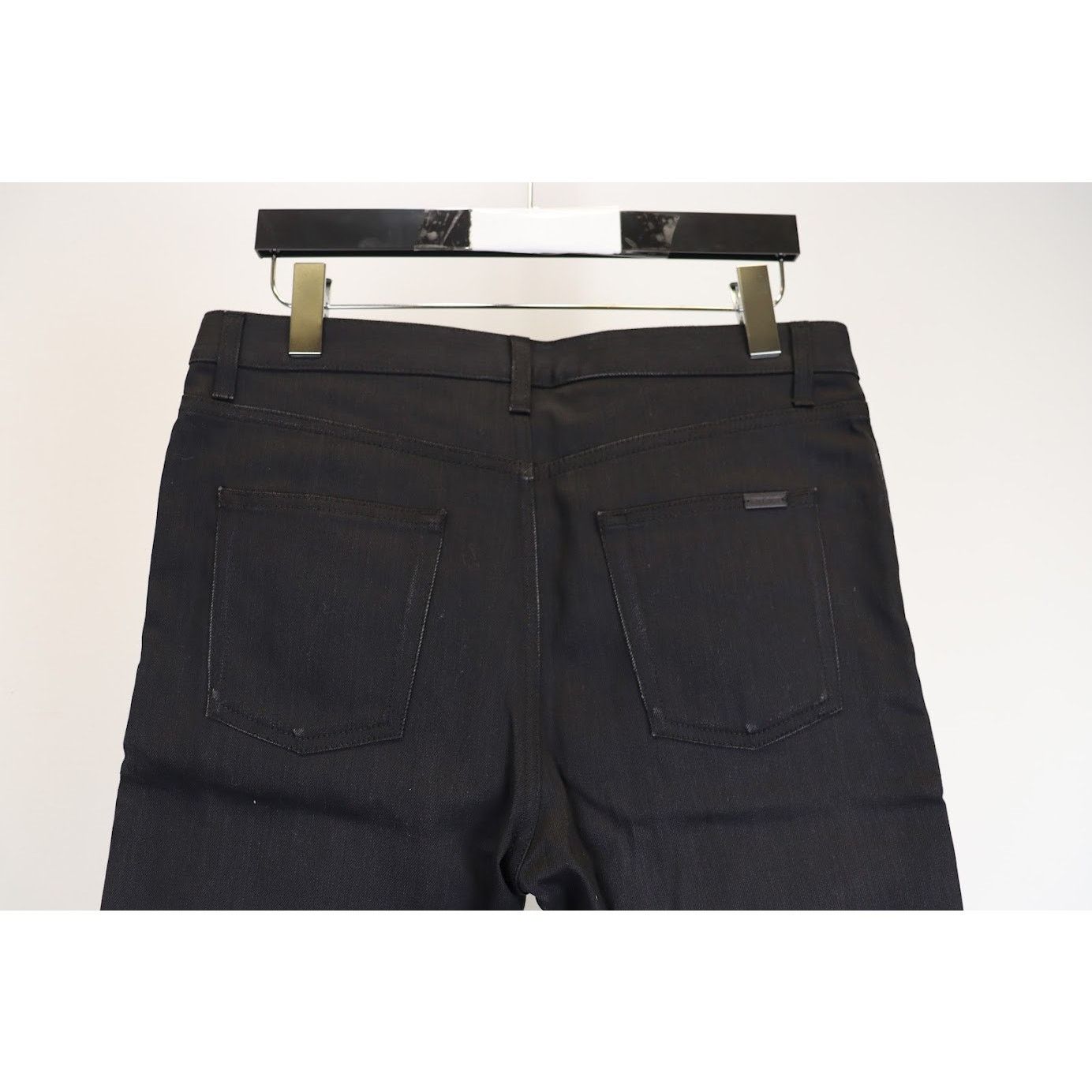 Saint Laurent Paris o1rshd1 Denim Short in Black Size US 31 - 7 Thumbnail