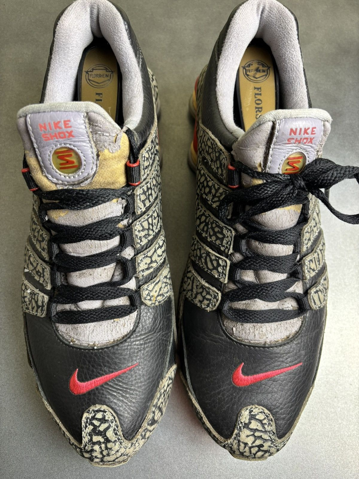 Nike × Vintage 2005 Nike Shox NZ Black Cement 3 VIntage Nike BC3 311377 061 Size US 10.5 / EU 43-44 - 7 Thumbnail