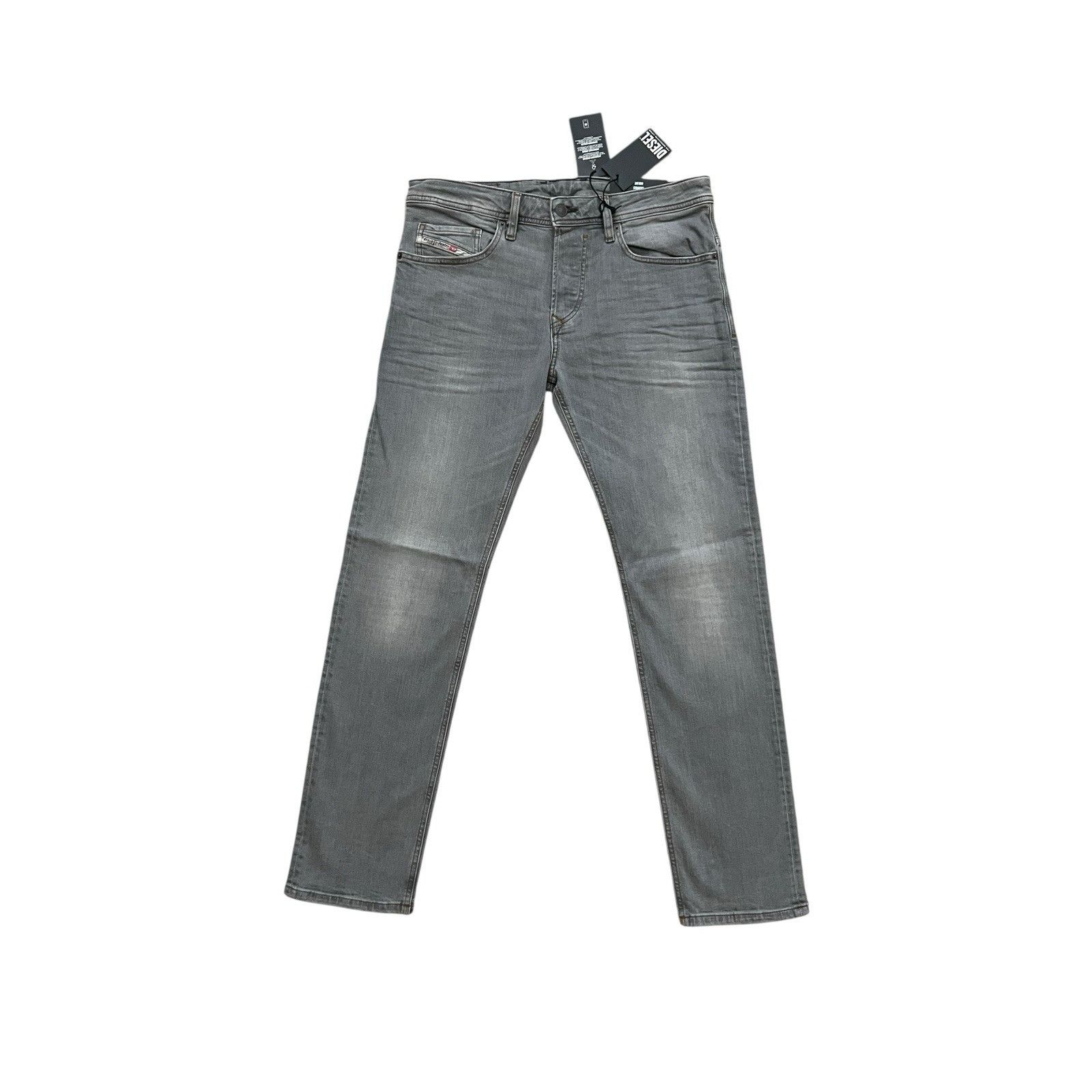 Diesel Diesel Mens Safado Straight Jeans Light Grey Size 32/32 Size US 32 / EU 48 - 1 Thumbnail