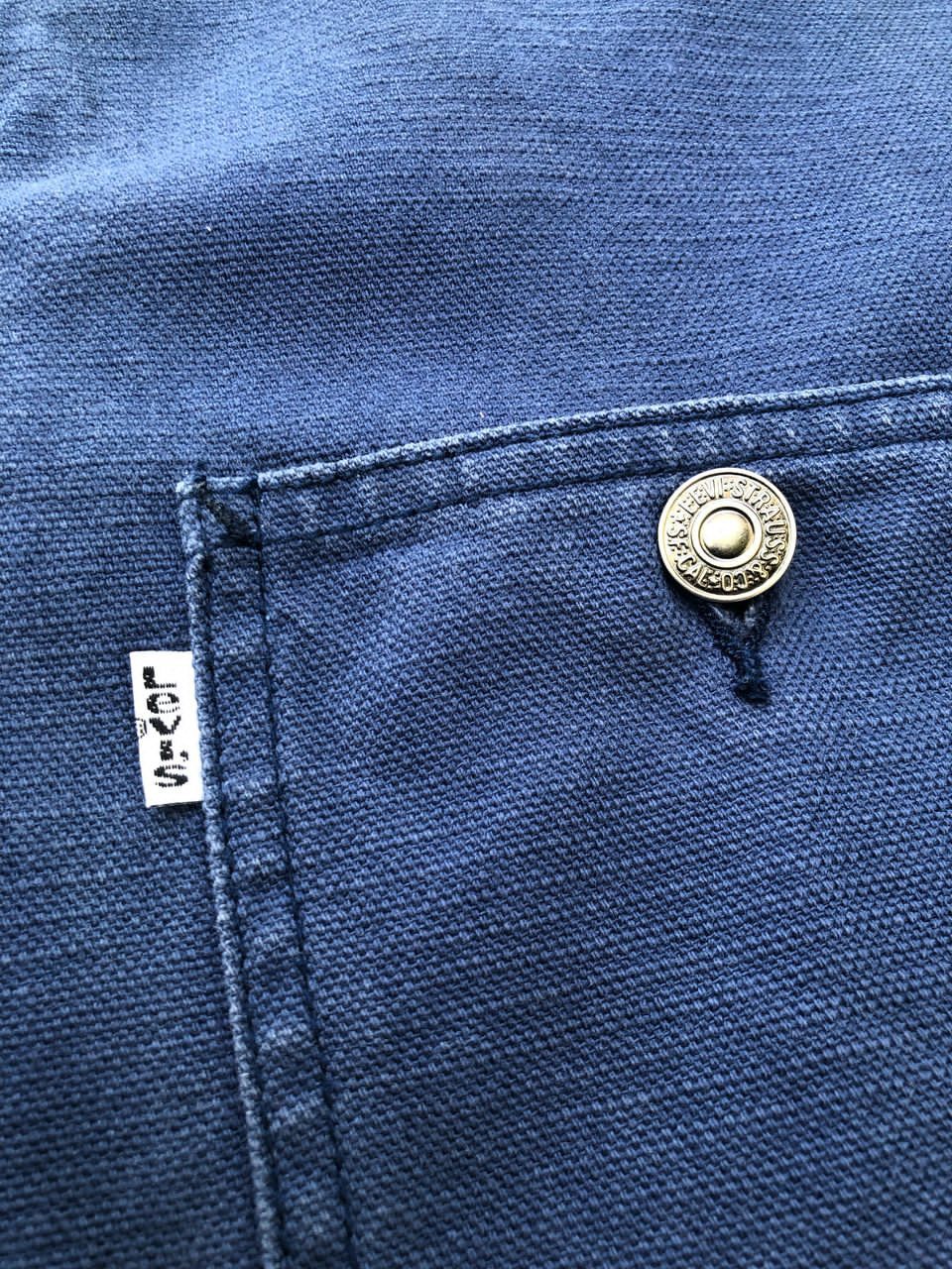 Levi's × Vintage Vintage 90s Levi's Workers Chore Jacket White Tab Size US XL / EU 56 / 4 - 5 Thumbnail