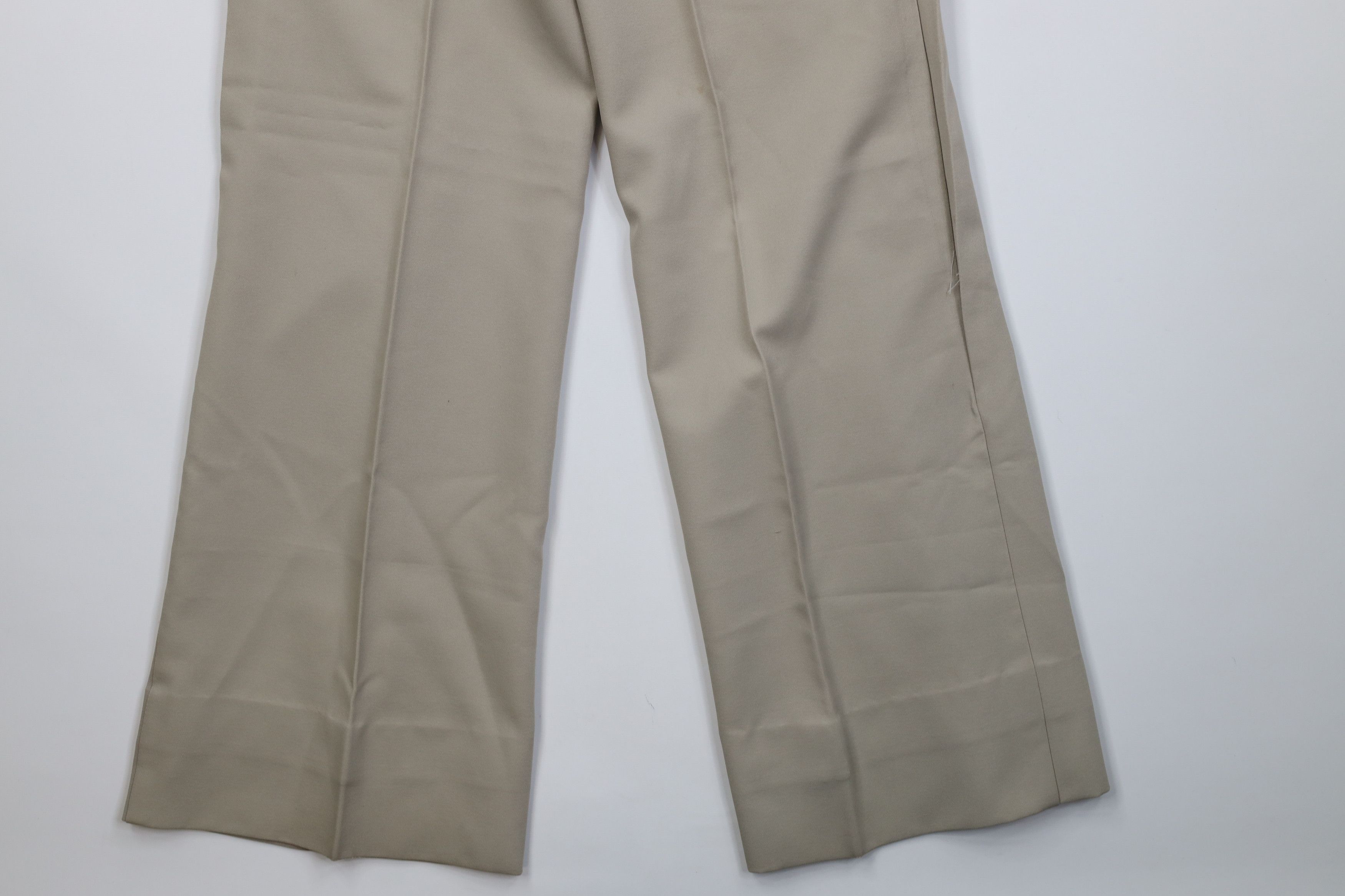 Vintage Vintage 70s Streetwear Wide Leg Bell Bottoms Chino Pants USA Size 32" / US 10 / IT 46 - 15 Thumbnail