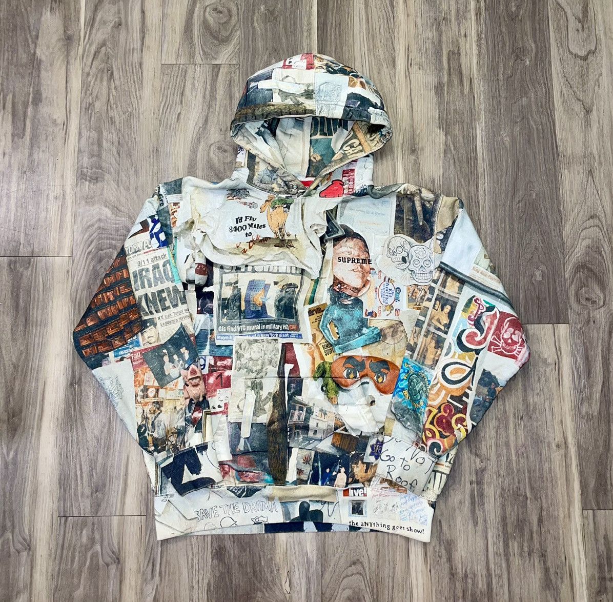 シュプリーム★Dash's Wall プリントフーディ★パーカー Dash's Wall Hooded Sweatshirt | Supreme 21ss