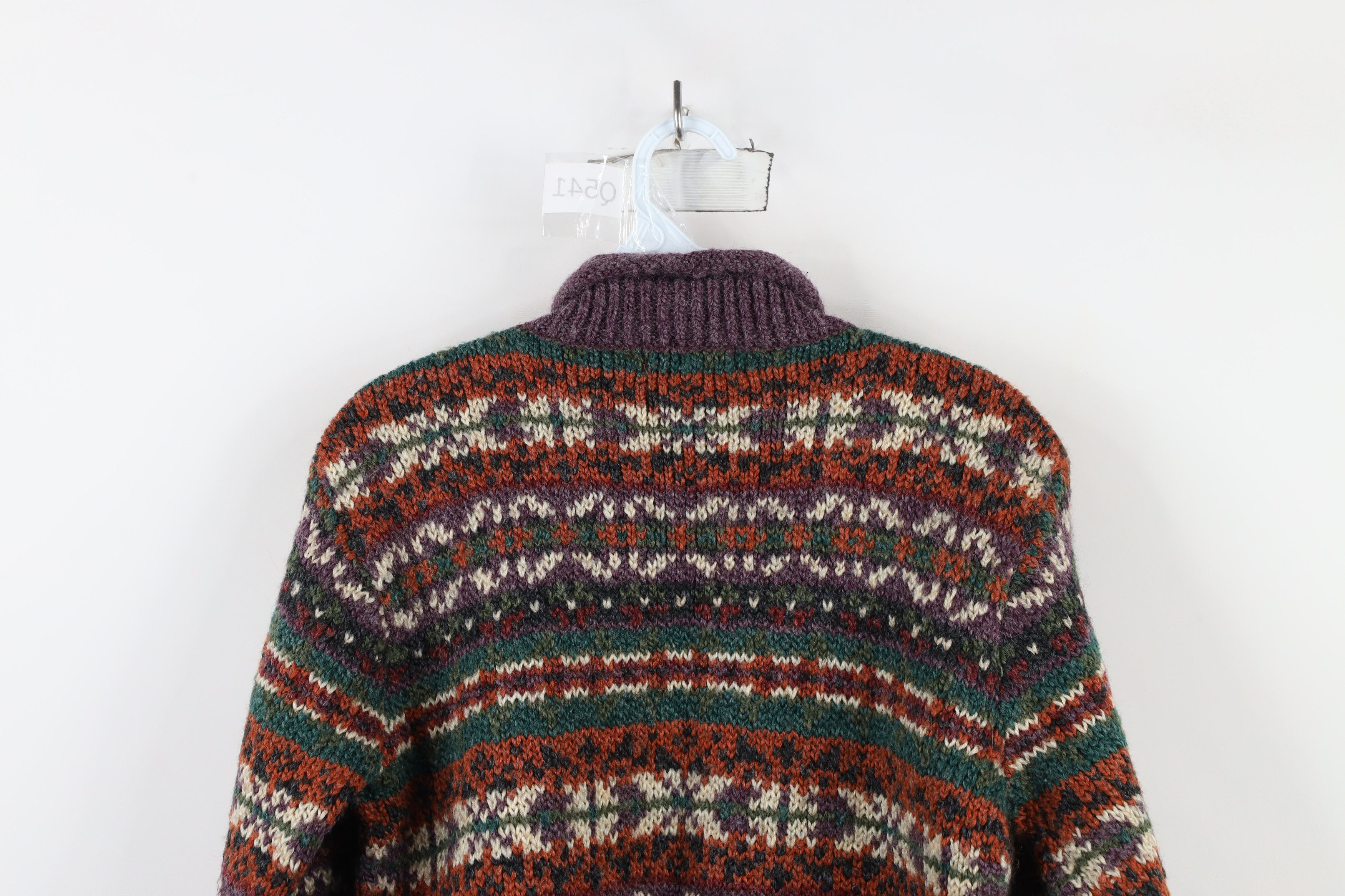 Vintage Vintage 90s Streetwear Blend Marled Knit Fair Isle Sweater Size M / US 6-8 / IT 42-44 - 10 Thumbnail