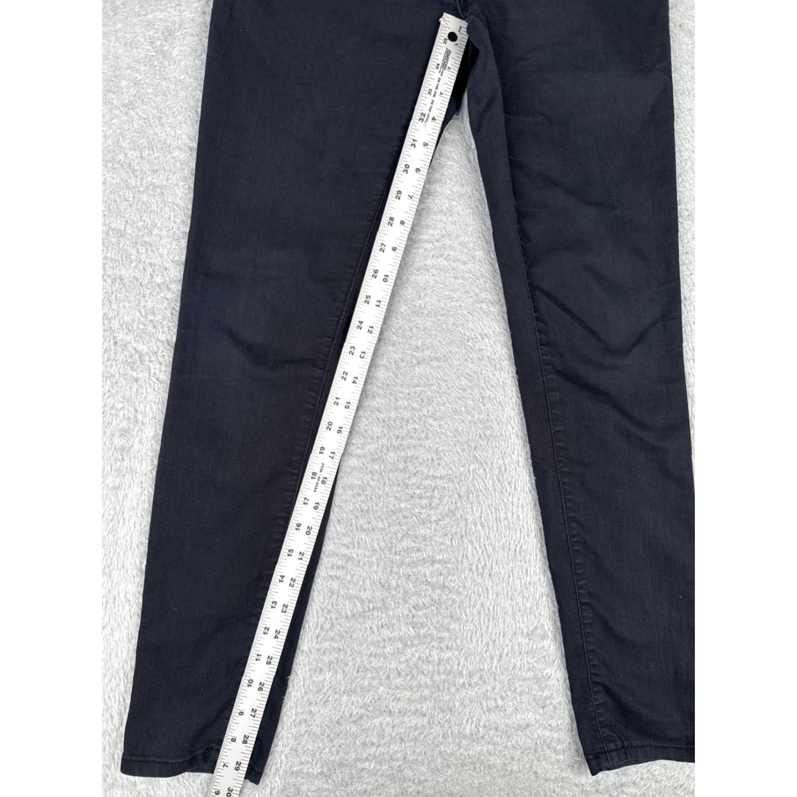 Forever 21 FOREVER 21 Jeans Womens 27 Black Denim Skinny Low Rise Cotton Blend 29x29 Vintage: No Size 27" / US 4 / IT 40 - 7 Thumbnail