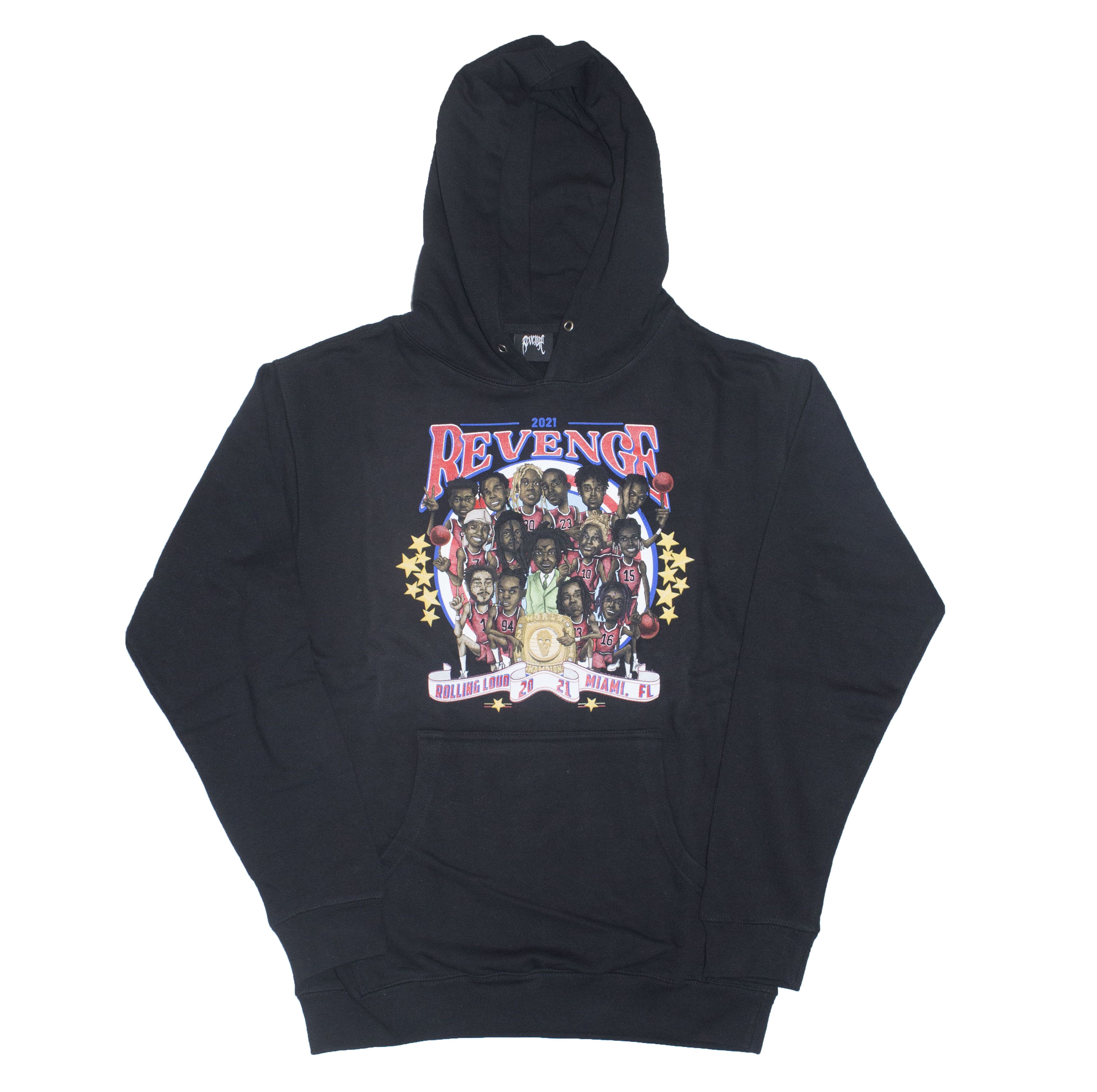 Revenge Revenge XL Rolling Loud Bundle Hoodie Tee Black Extra Large Size US XL / EU 56 / 4 - 1 Thumbnail