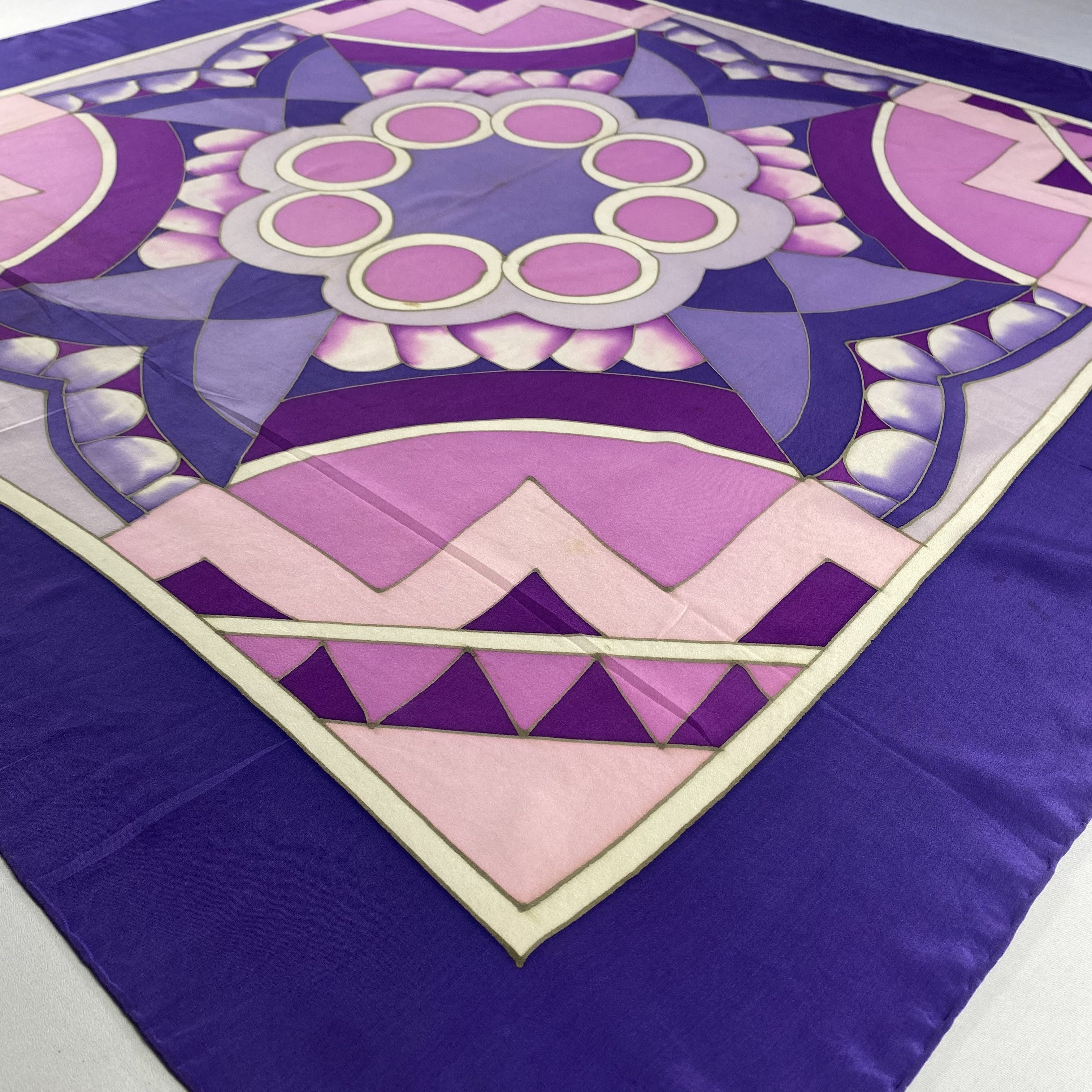 Handmade × Japanese Brand × Vintage Vintage Abstract Silk Scarf SS034 Size ONE SIZE - 5 Thumbnail