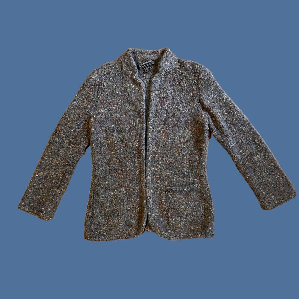 Vintage VINTAGE IB Diffusion Mohair Blend Cardigan Sweater Women's M Beige 90s Size M / US 6-8 / IT 42-44 - 1 Thumbnail