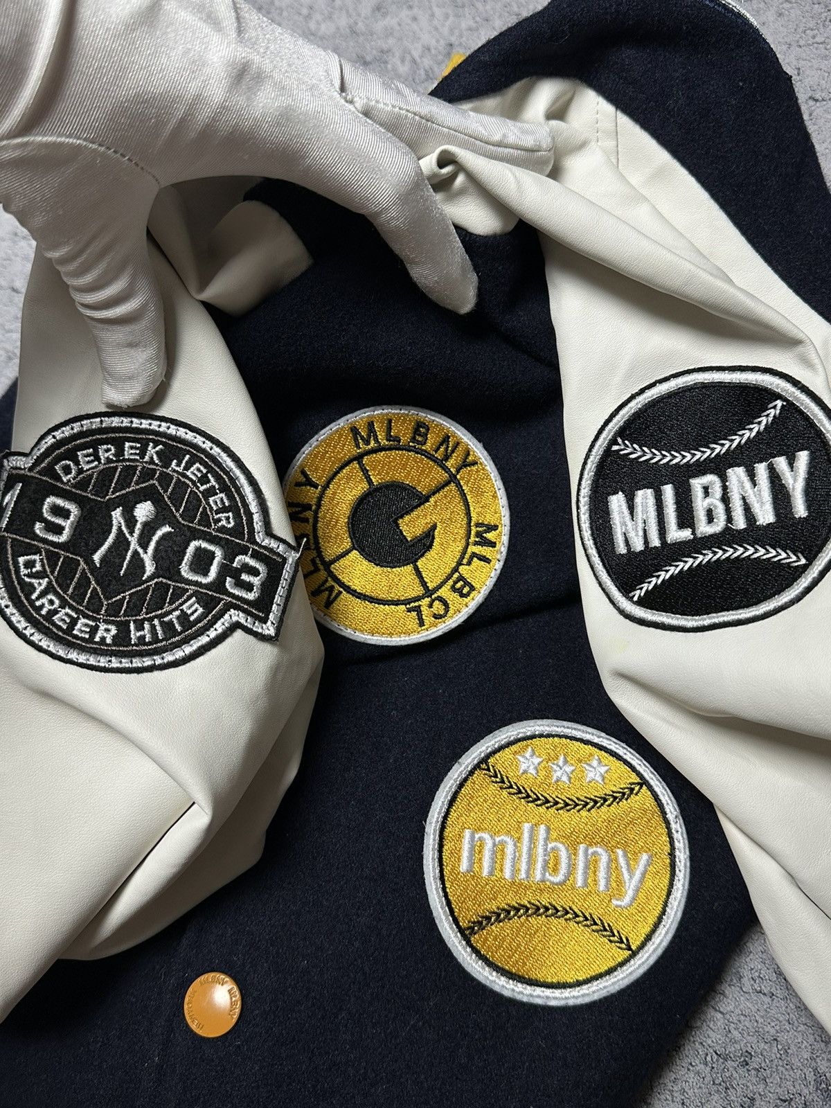 New York Yankees Vintage MLBNY Yankees Wool Varsity Bomber Jacket Size US M / EU 48-50 / 2 - 9 Thumbnail