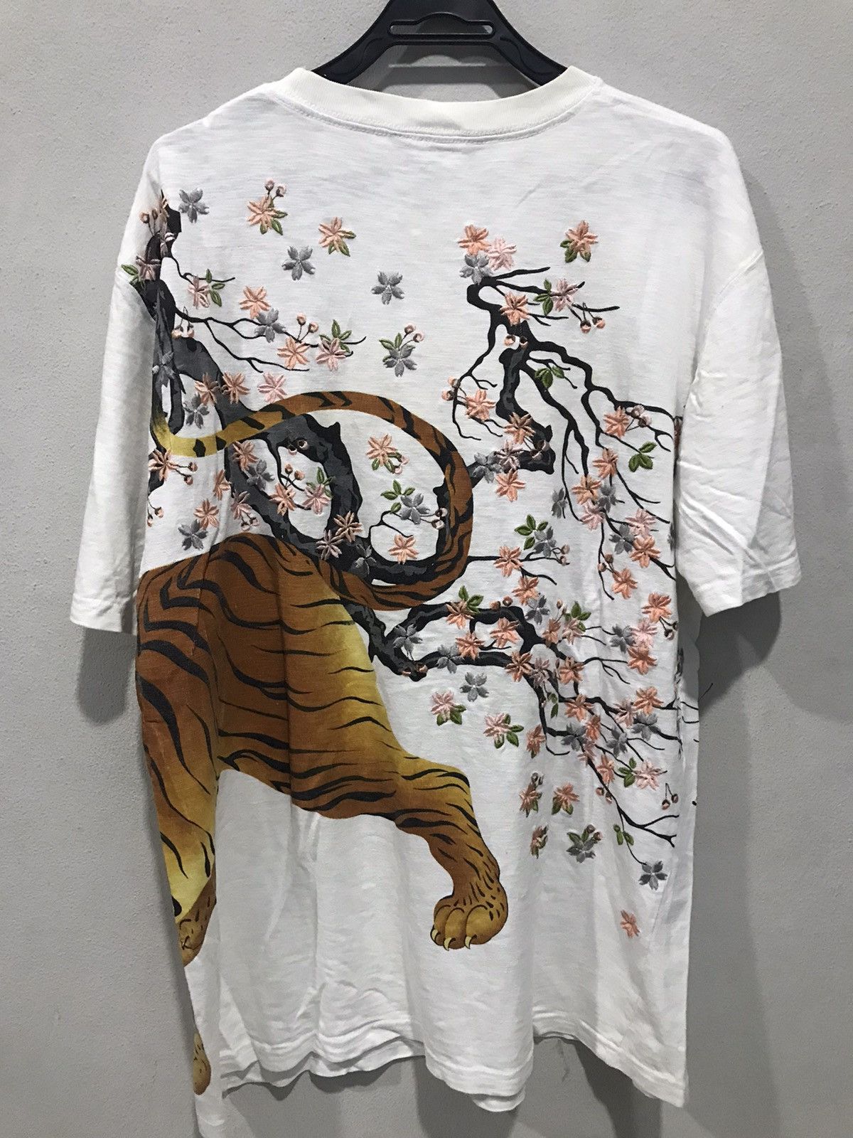 Other Sukajan Tee Tiger Mirror Print With Sakura Tree Concept Size US XL / EU 56 / 4 - 4 Thumbnail