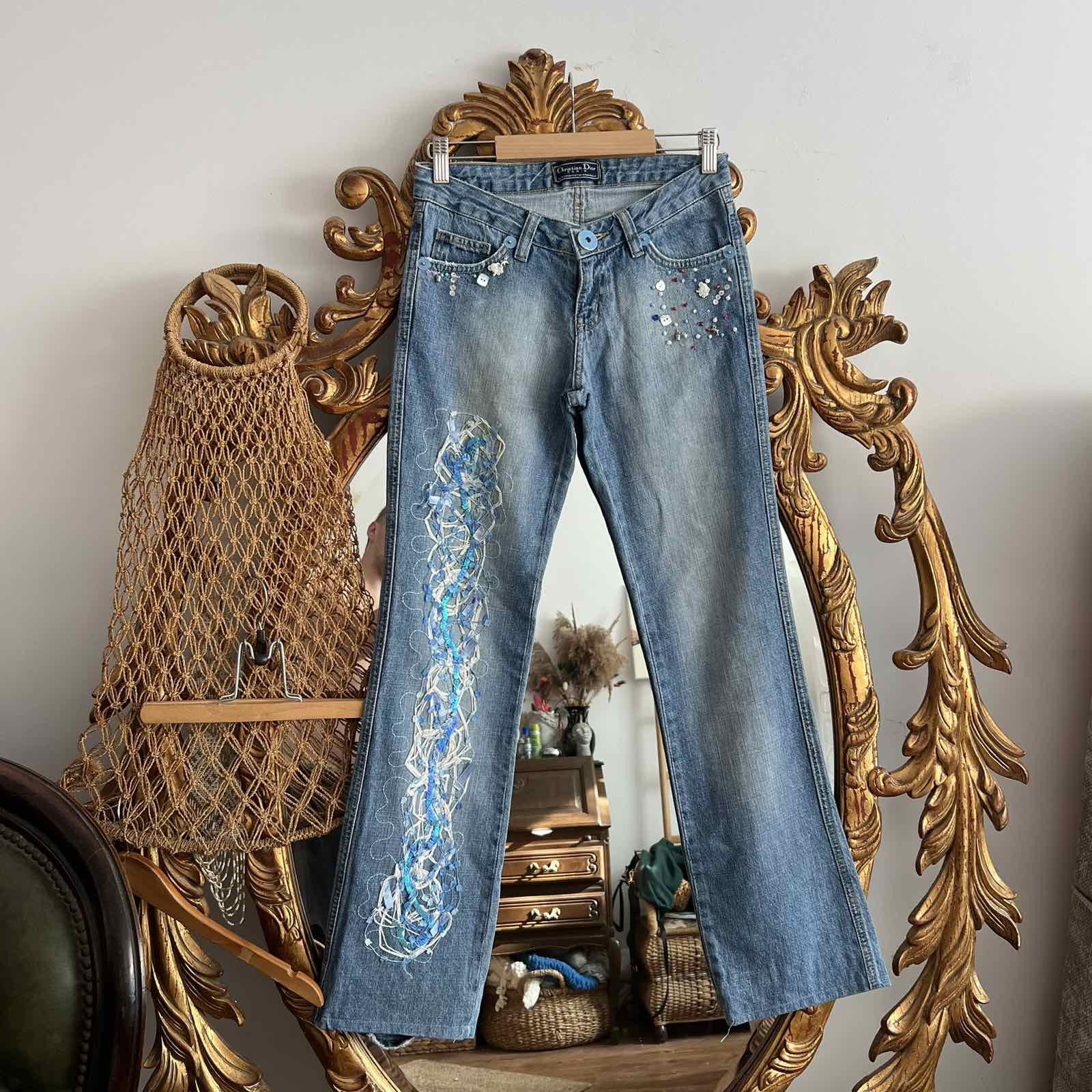 Christian Dior Monsieur Christian Dior John Galliano era 00s vintage jeans Size 26" / US 2 / IT 38 - 1 Thumbnail