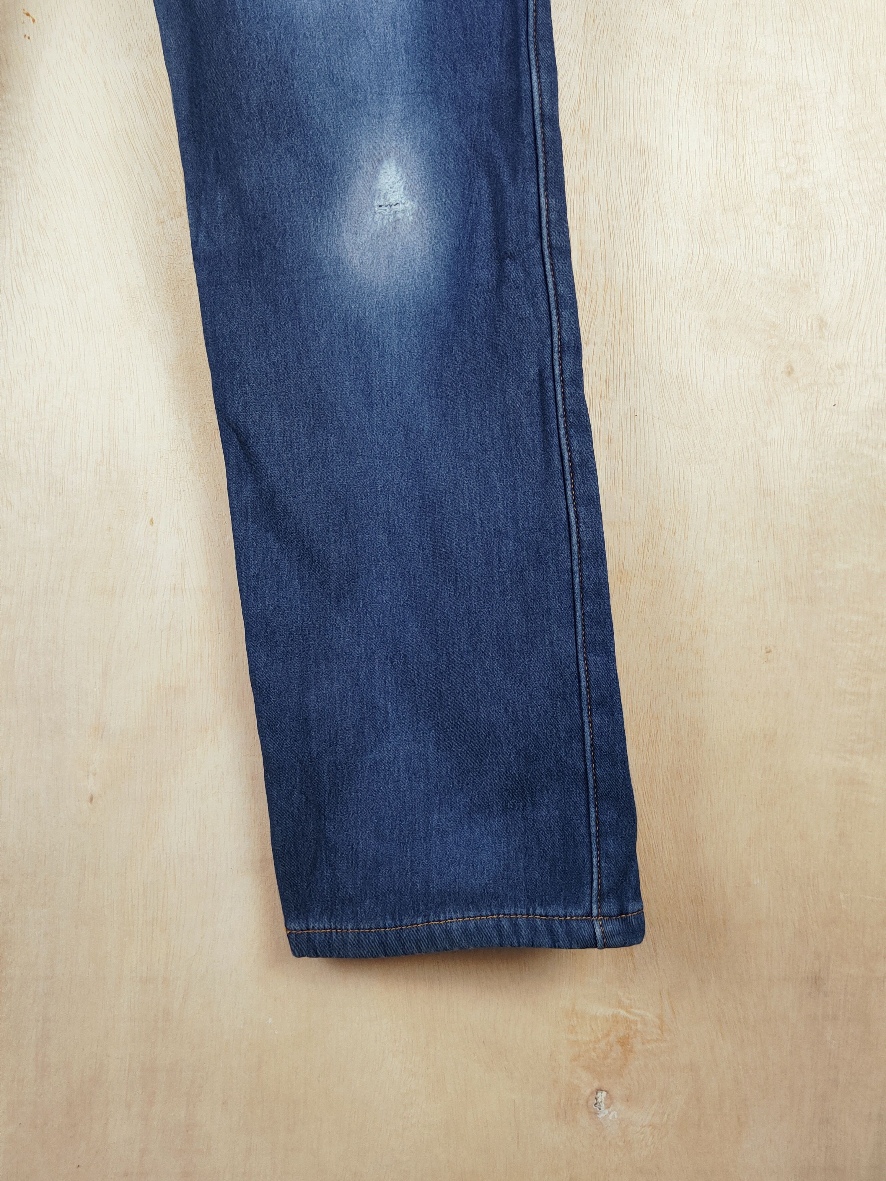 Japanese Brand Japanese Brand Blue Distressed Ripped Soft Jeans #S2502 Size 30" / US 8 / IT 44 - 6 Thumbnail