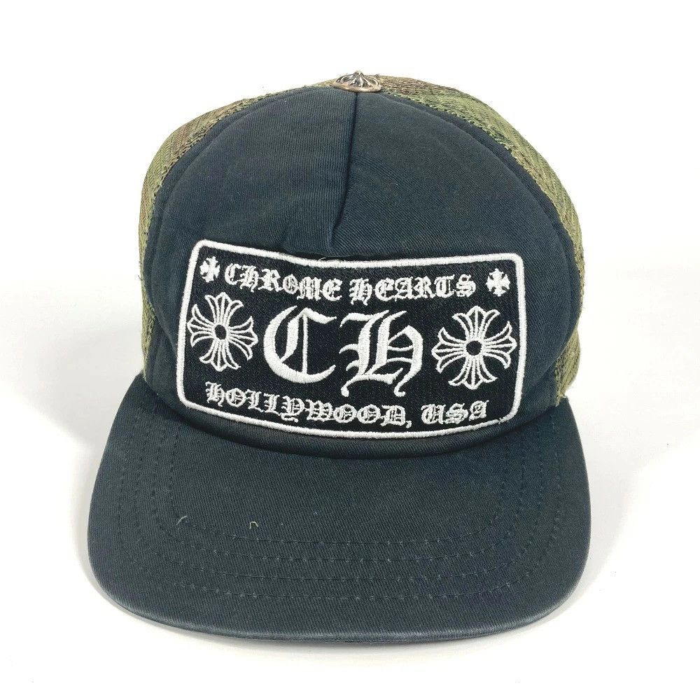 Chrome Hearts CHROME HEARTS Logo Embroidered Mesh Baseball Cap Size ONE SIZE - 2 Thumbnail