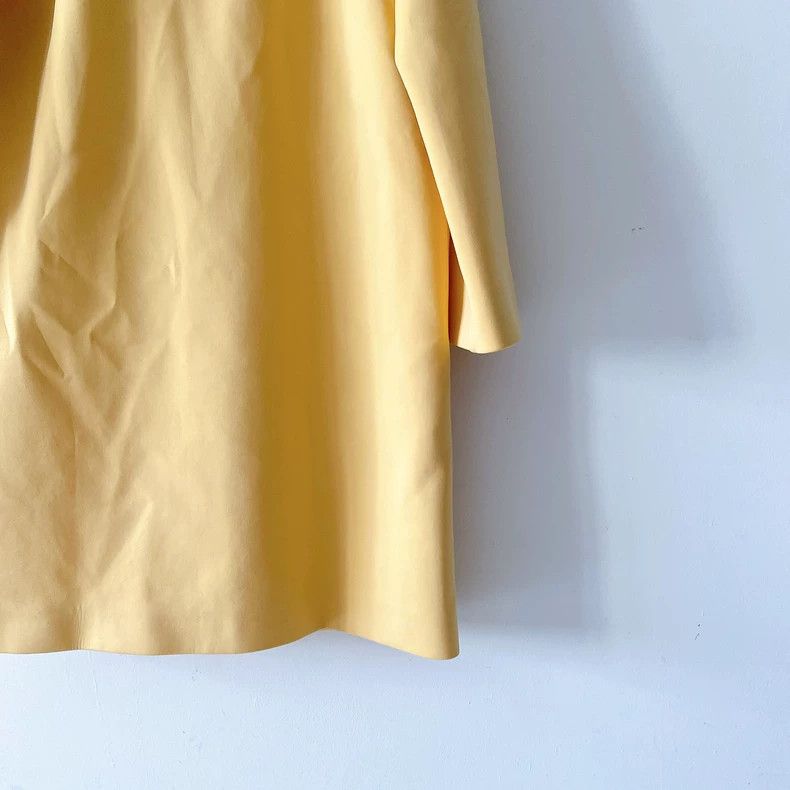 Max Mara Max Mara Yellow Coat Jacket Size XS / US 0-2 / IT 36-38 - 7 Thumbnail