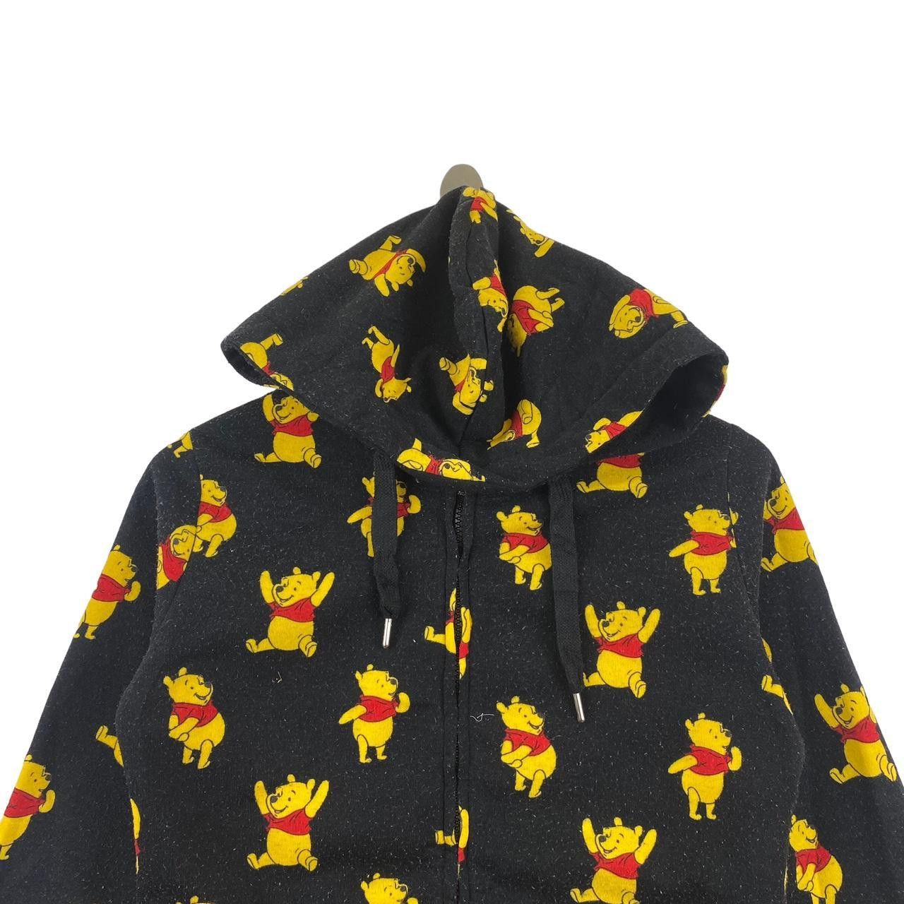Disney DISNEY WINNIE THE POOH Over Print AOP Cartoon Zipper Hoodie Size M / US 6-8 / IT 42-44 - 3 Thumbnail